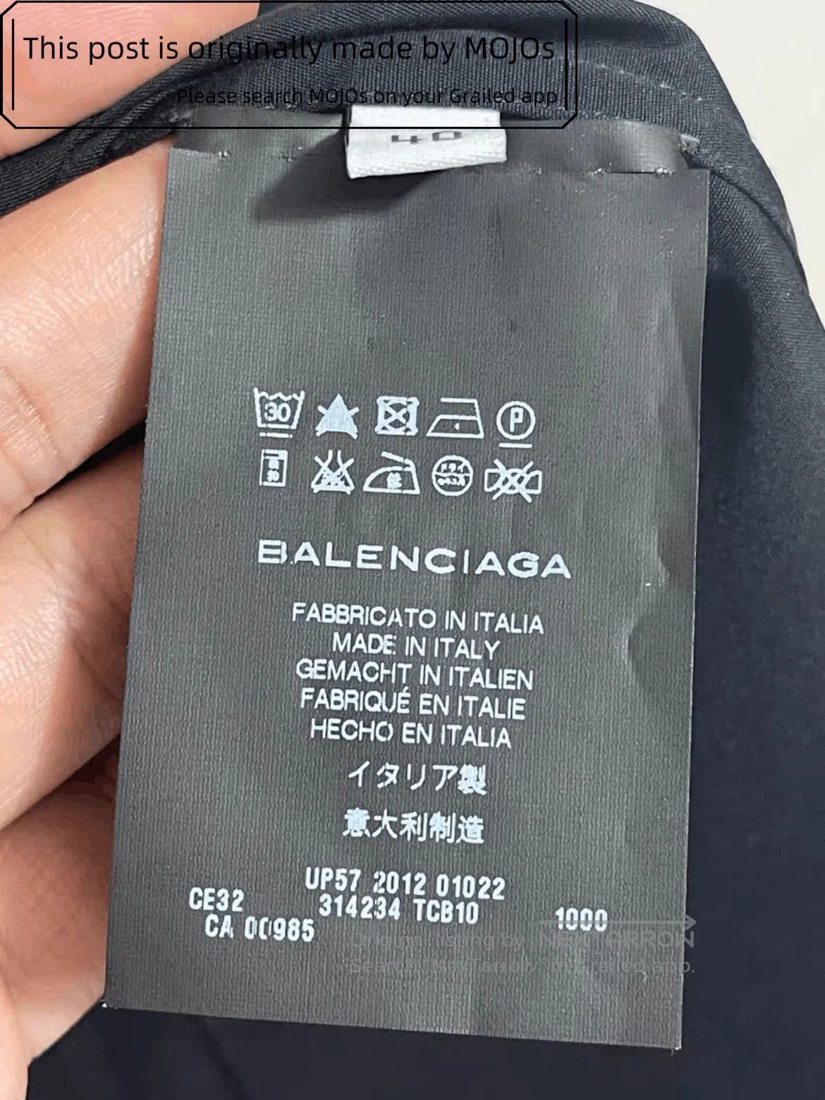 Balenciaga Sz 40 Balenciaga White Layer Shirt mojos19351018. Size US L / EU 52-54 / 3 - 5 Thumbnail