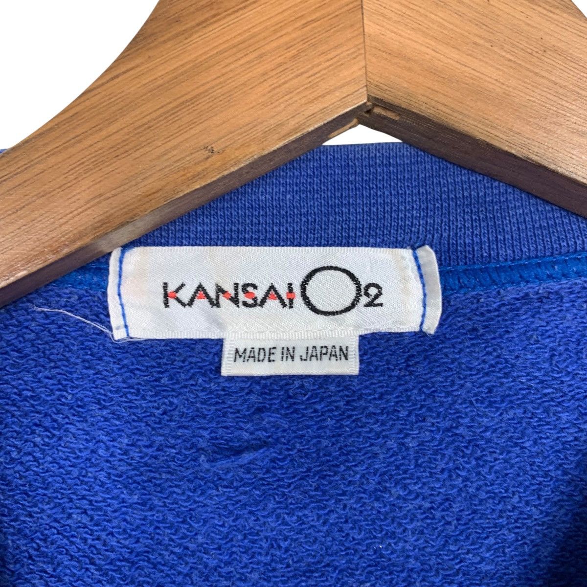 Kansai Yamamoto Vintage 90’s KANSAI Big Logo Crewneck Sweatshirt #3578-C163 Size US M / EU 48-50 / 2 - 8 Thumbnail