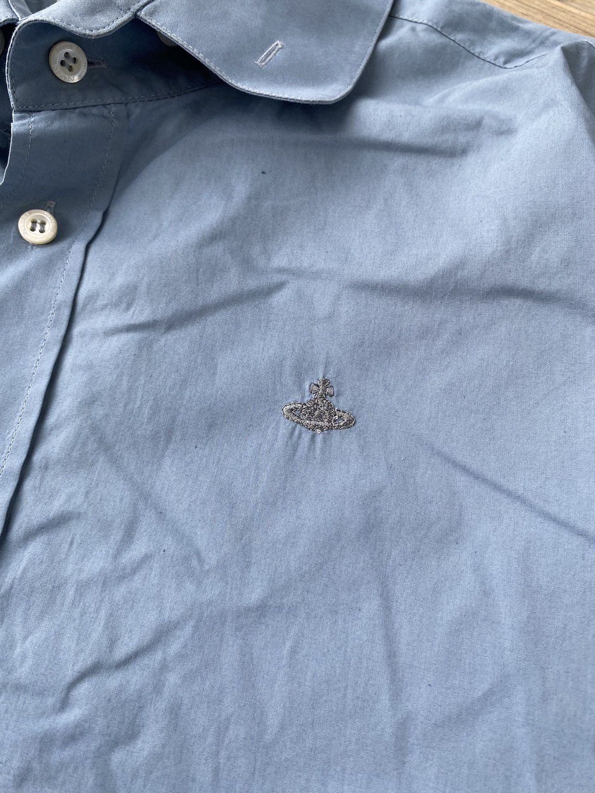 Vivienne Westwood Vivienne Westwood Metal Logo Shirt Size US L / EU 52-54 / 3 - 8 Thumbnail