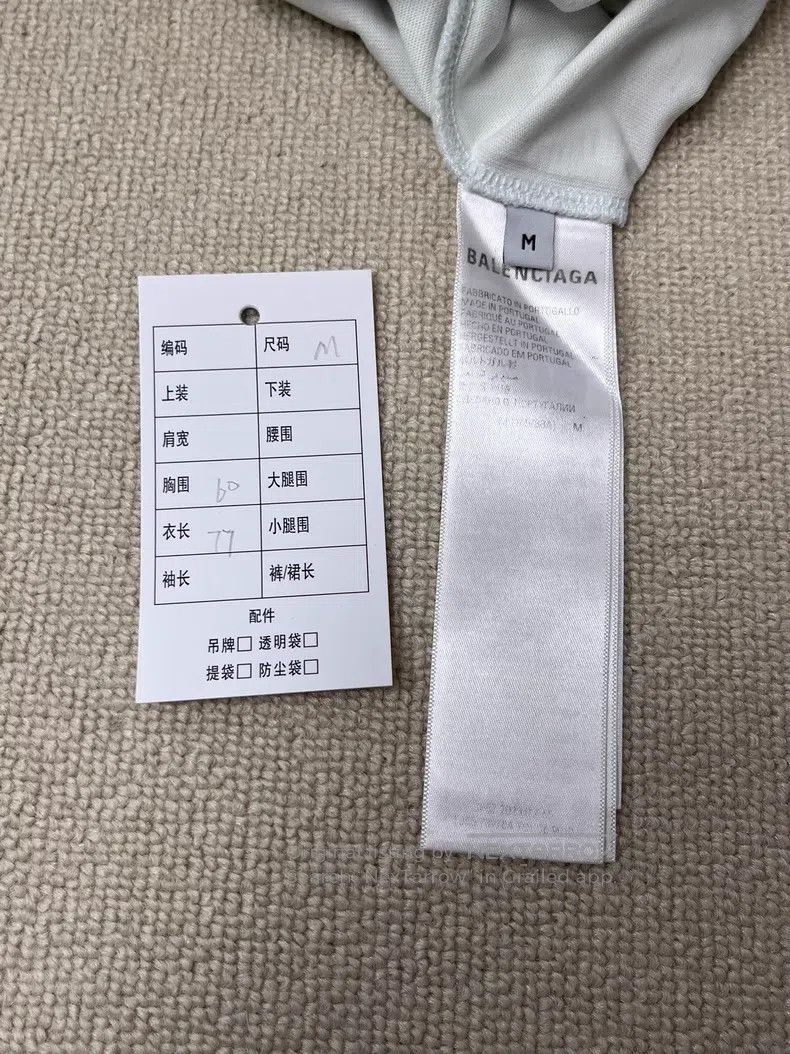 Balenciaga Balenciaga Letter Logo Printed Round Neck Short Sleeve T-S Size US M / EU 48-50 / 2 - 5 Thumbnail