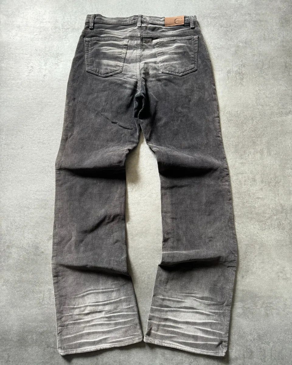 Just Cavalli × Vintage SS2004 Cavalli Velvet Grey Pants Size US 30 / EU 46 - 1 Thumbnail