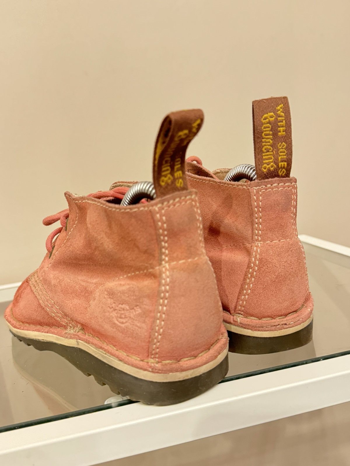 Dr. Martens Dr Martens pink suede leather lace up shoes desert women’s Size US 5 / IT 35 - 6 Thumbnail