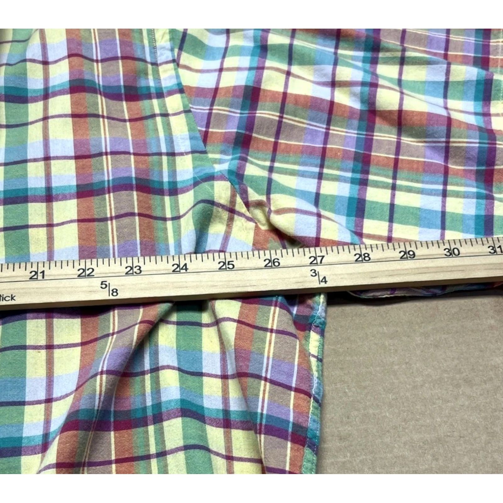 Ralph Lauren Ralph Lauren Blake Plaid Shirt Mens XXL Short Sleeve Button-Down 100% Cotton Size US XXL / EU 58 / 5 - 7 Thumbnail