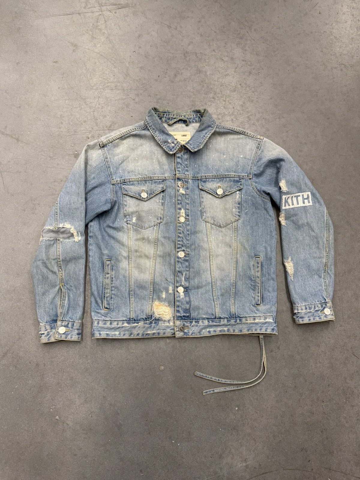 ジャケット・アウター Kith Wythe Denim Jacket Kith Serif  XXL Kith Kith Wythe Denim Serif Jacket Sz 2XL | Grailed