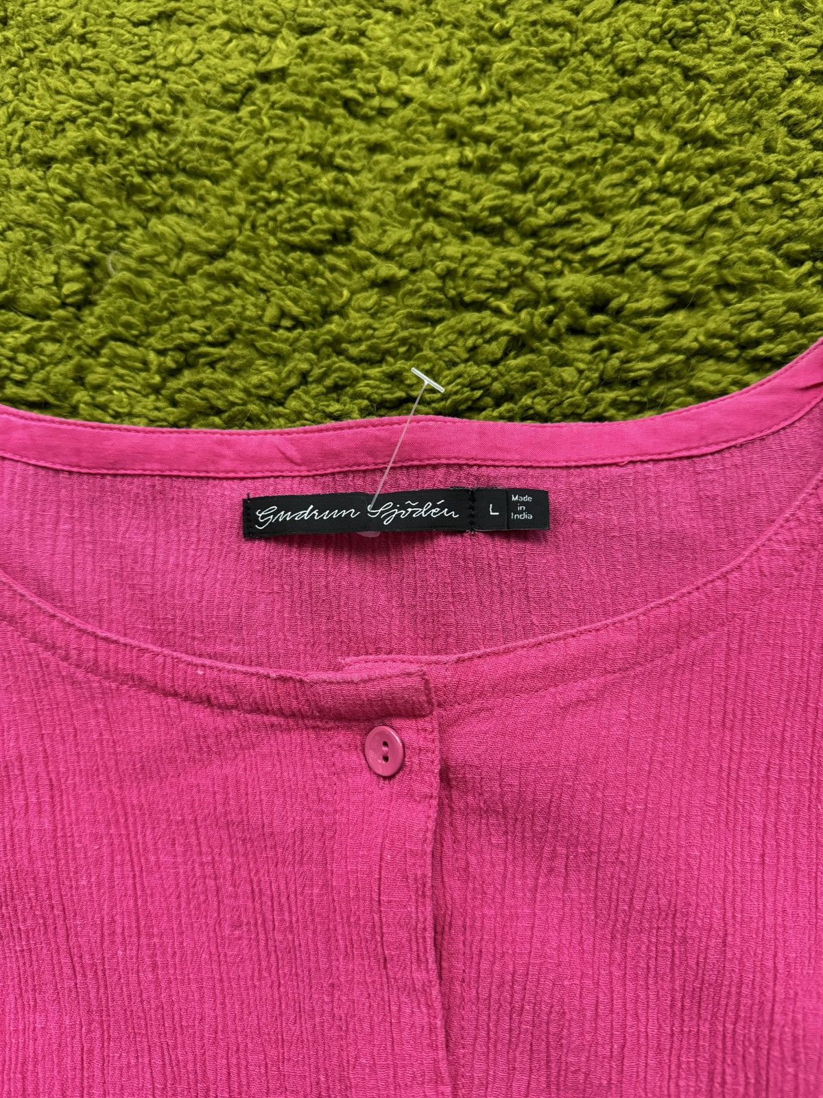 Designer Gudrun Sjoden avant garde pink dress Size L / US 10 / IT 46 - 3 Thumbnail