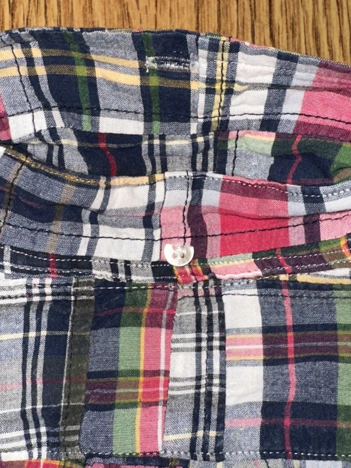 Ralph Lauren Ralph Lauren Classic Fit Madras Patchwork Plaid Button Down Size US L / EU 52-54 / 3 - 6 Thumbnail
