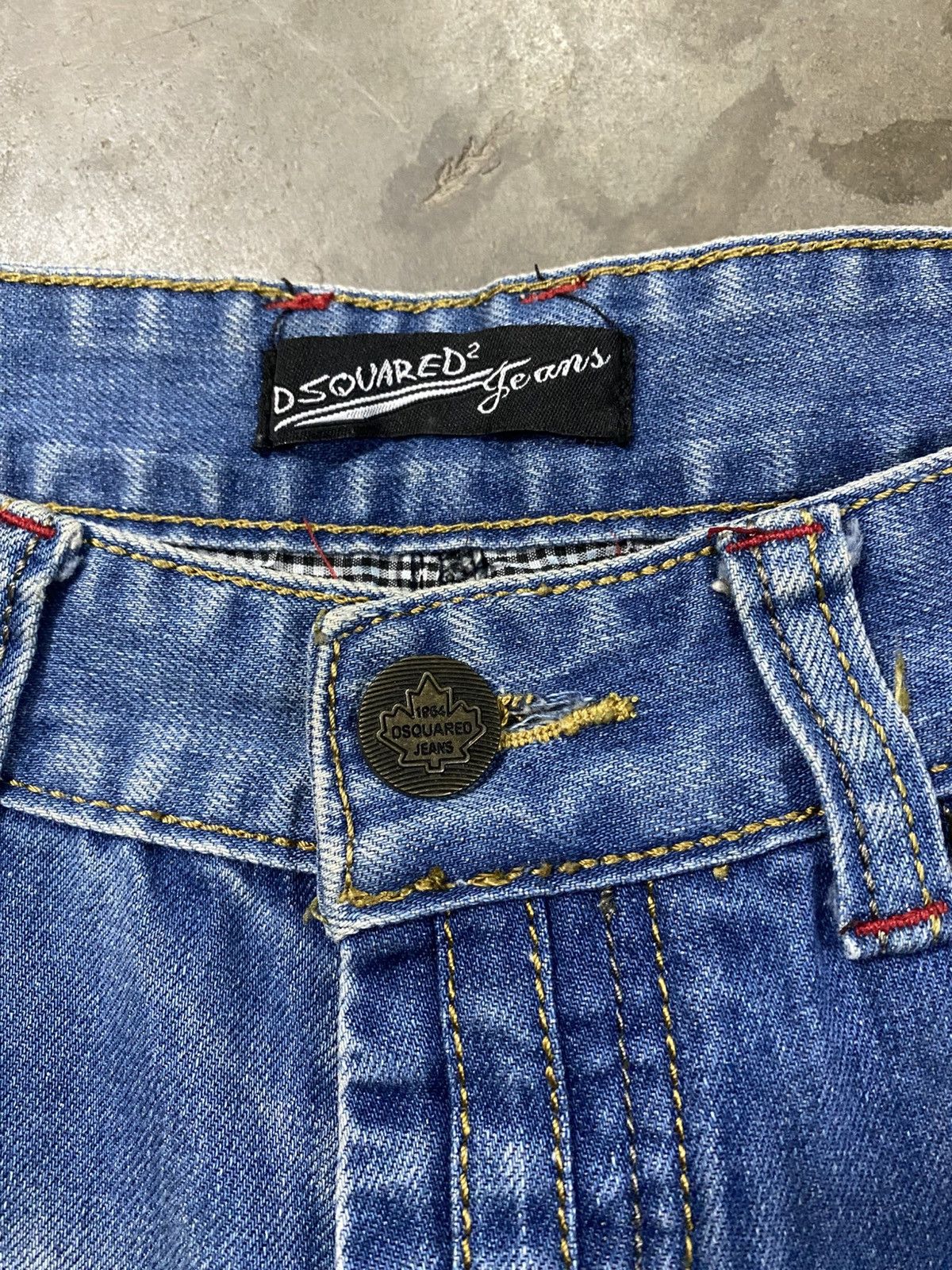 Dsquared2 × JNCO × Jean DSQUARED2 Jeans Distressed Style @250 Size US 31 - 12 Thumbnail