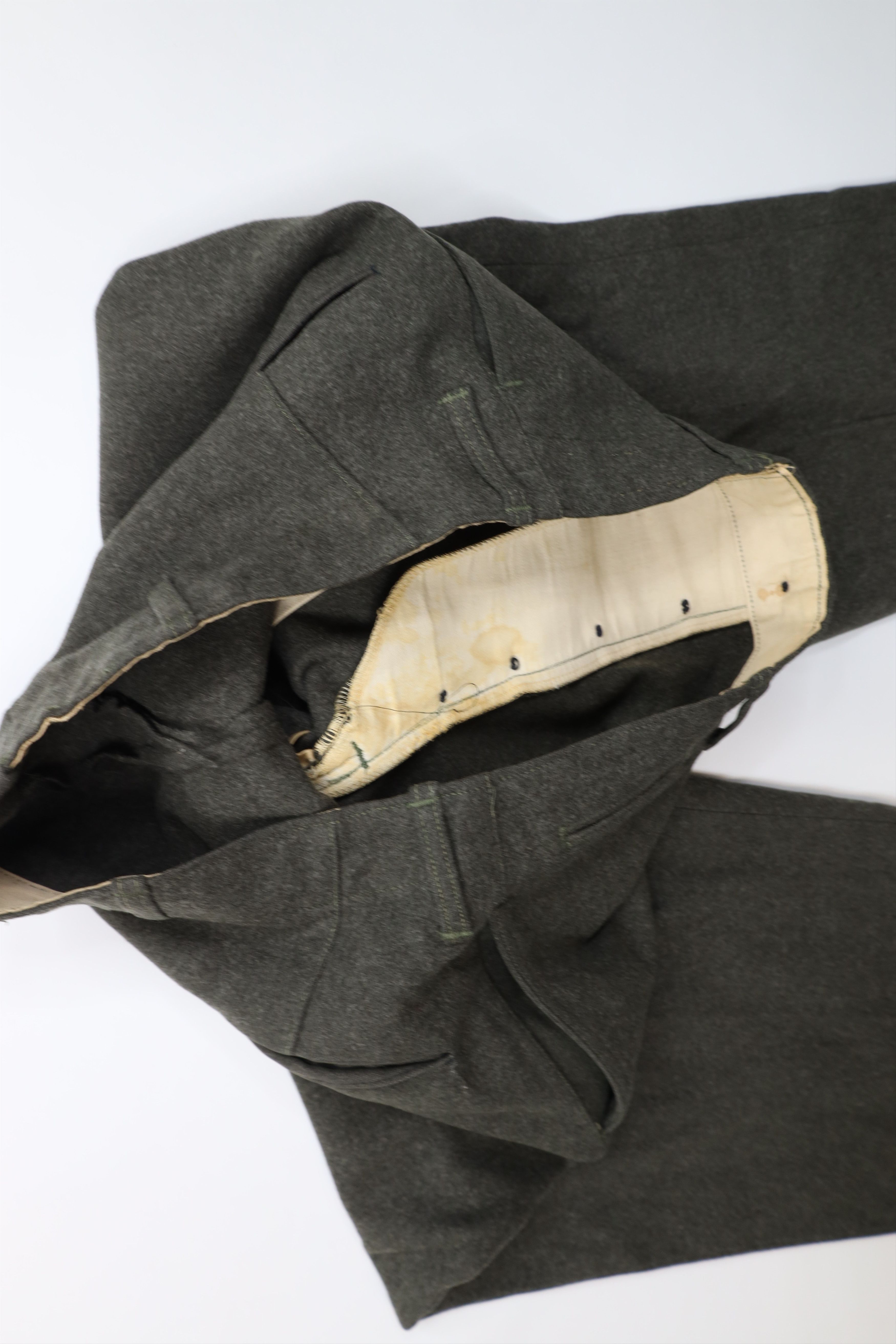 Vintage Vintage 40s 50s Military Heavyweight Fly Wool Pants USA Size US 36 / EU 52 - 7 Thumbnail