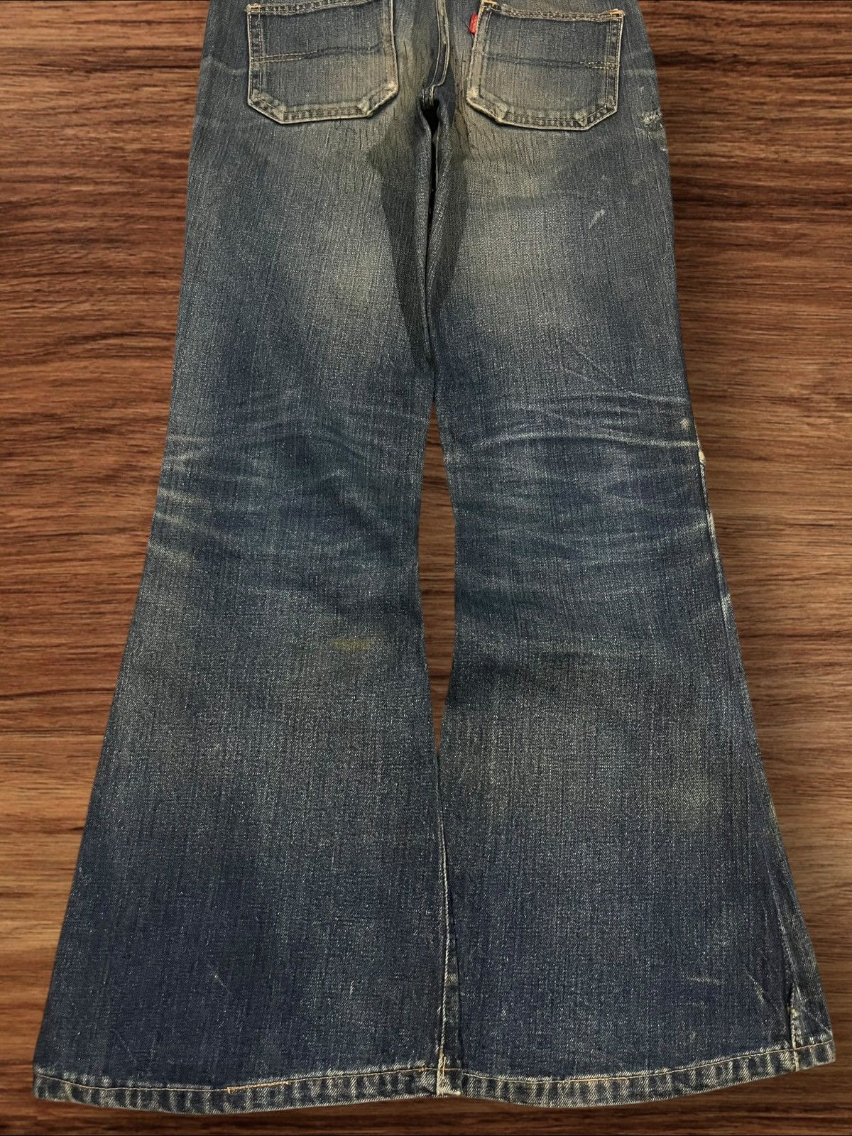 Hysteric Glamour Japanese Brand John Bull Bell Bottom Button Fly Flare Jeans Size US 30 / EU 46 - 14 Thumbnail