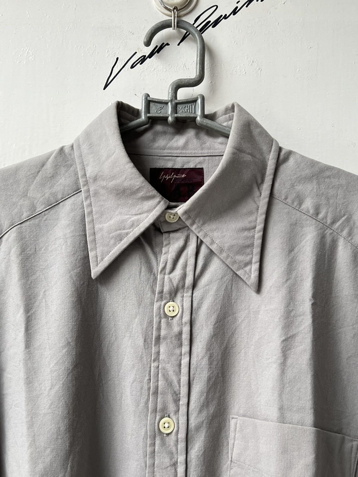 Yohji Yamamoto A.A.R Yohji Yamamoto Durban Grey Shirt Size US M / EU 48-50 / 2 - 12 Thumbnail