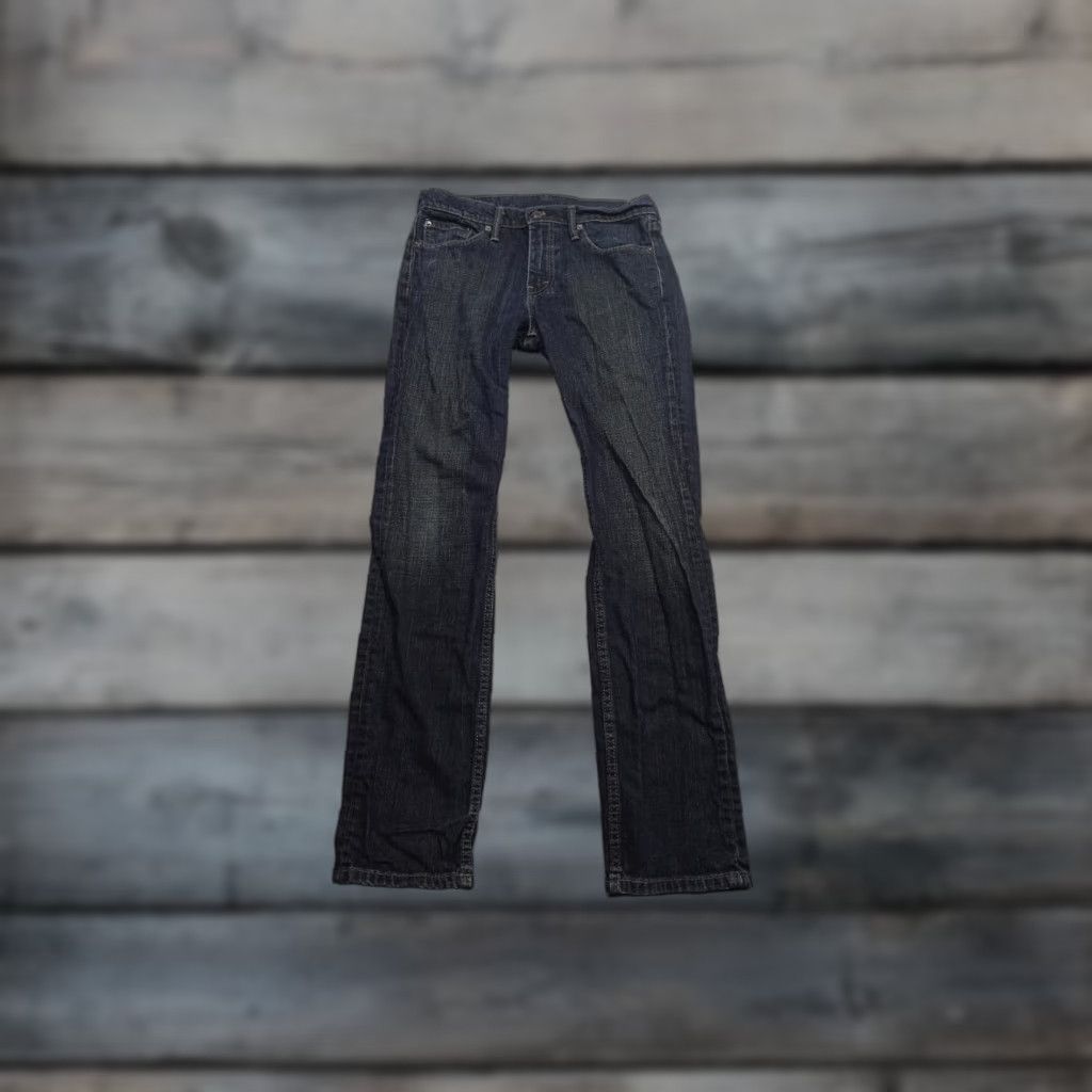 Levi's Levi's 511 Jeans Slim 30x32 Jeans Mens Blue Dark Wash Denim Stretch Tapered Comfort Size US 30 / EU 46 - 1 Thumbnail