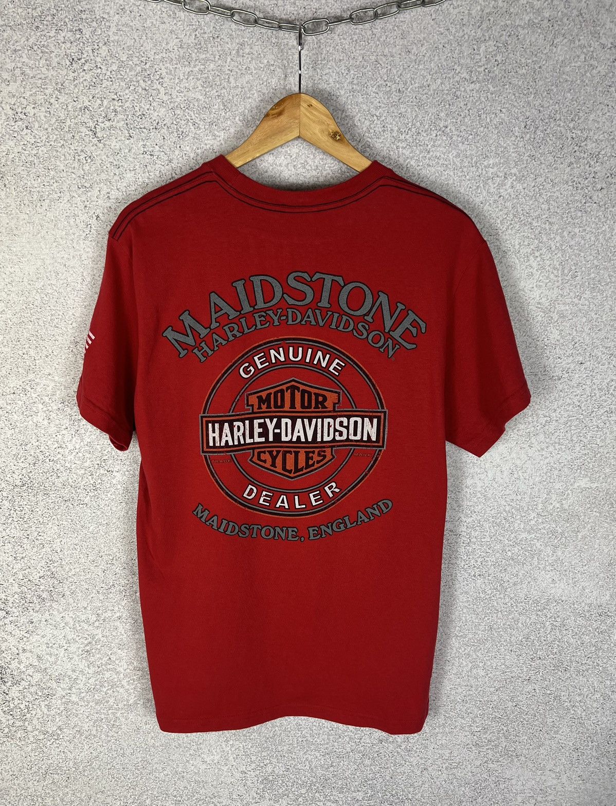 Other Vintage Harley Davidson Big Logo England Tee Size US M / EU 48-50 / 2 - 1 Thumbnail