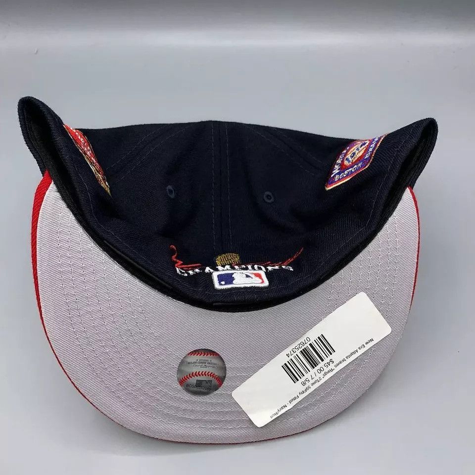 New Era Atlanta Braves Hat Men 7 5/8 Black World Series Fitted Cap Size ONE SIZE - 5 Thumbnail