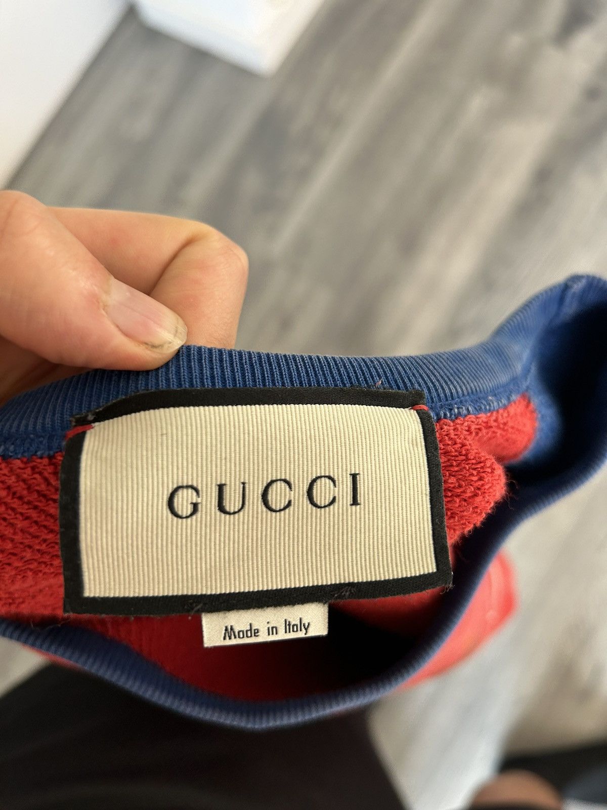 Gucci Colorblock Logo Print Jersey Sweatshirt Size US S / EU 44-46 / 1 - 5 Thumbnail