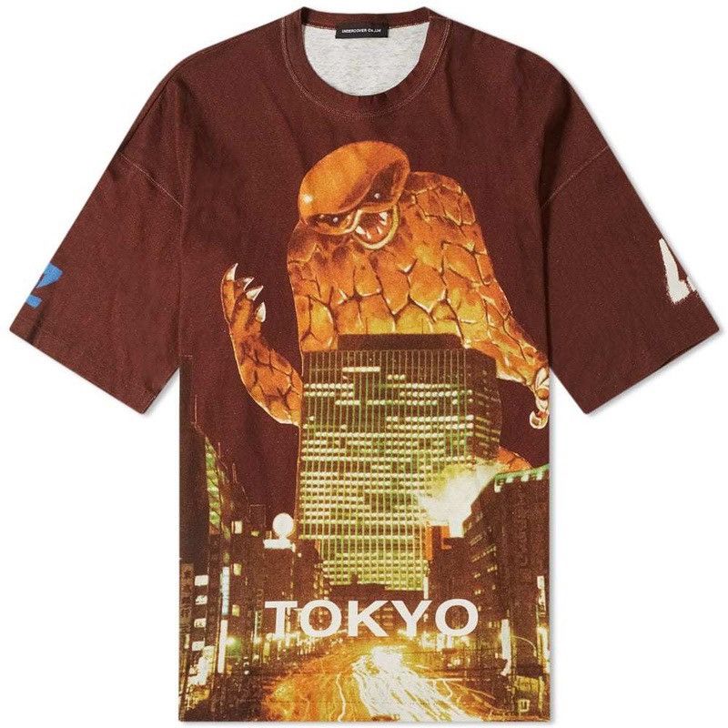 Undercover Undercover - S/S ‘19 - Tokyo Monster Print T-Shirt Bordeaux Size US XL / EU 56 / 4 - 20 Thumbnail