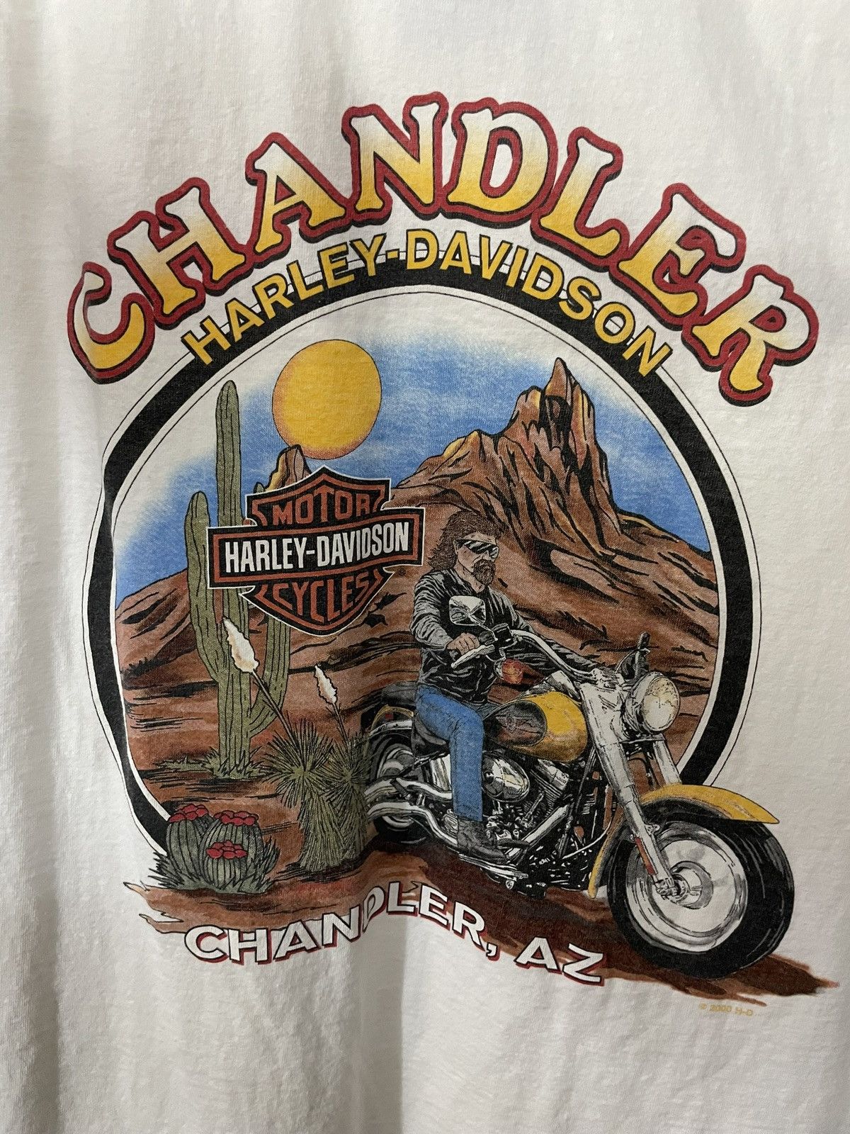 Harley Davidson × Vintage Vintage Harley Davidson Tank Top Chandlers Arizona Size US M / EU 48-50 / 2 - 4 Thumbnail