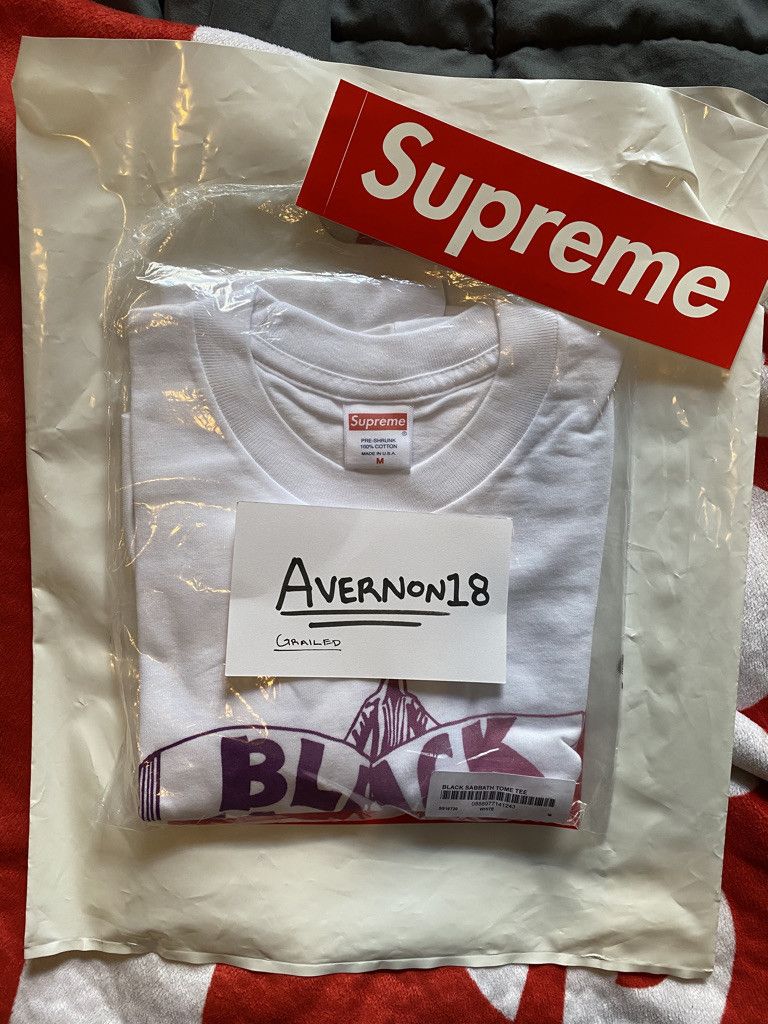 Supreme Supreme Black Sabbath Tome Tee (2016) - White Size US L / EU 52-54 / 3 - 2 Thumbnail