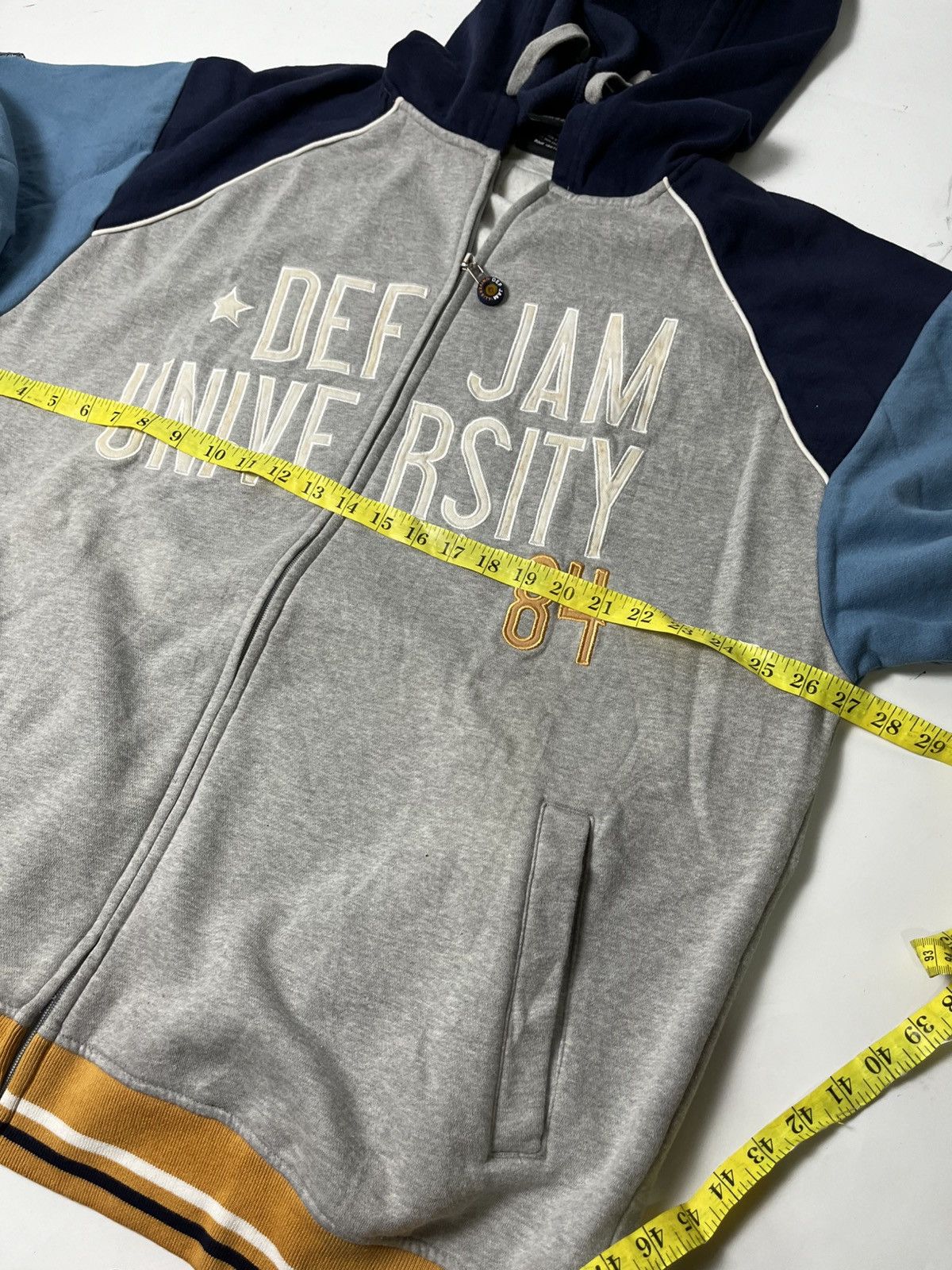 Band Tees × Death Row Records × Vintage vintage 90s defjam university hoodie Size US XL / EU 56 / 4 - 8 Thumbnail
