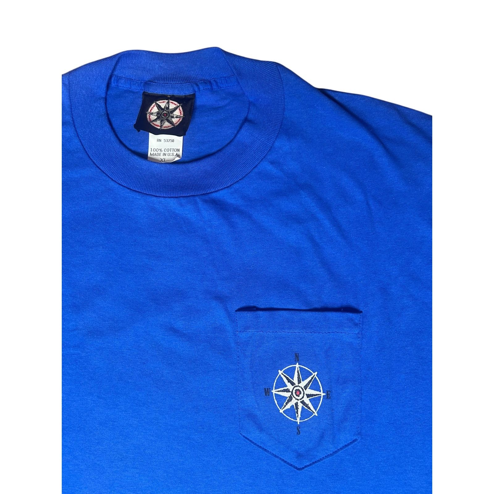 Marlboro × Vintage Vintage 90s Marlboro Skiing Make the Run Pocket T-Shirt Size US XL / EU 56 / 4 - 4 Thumbnail