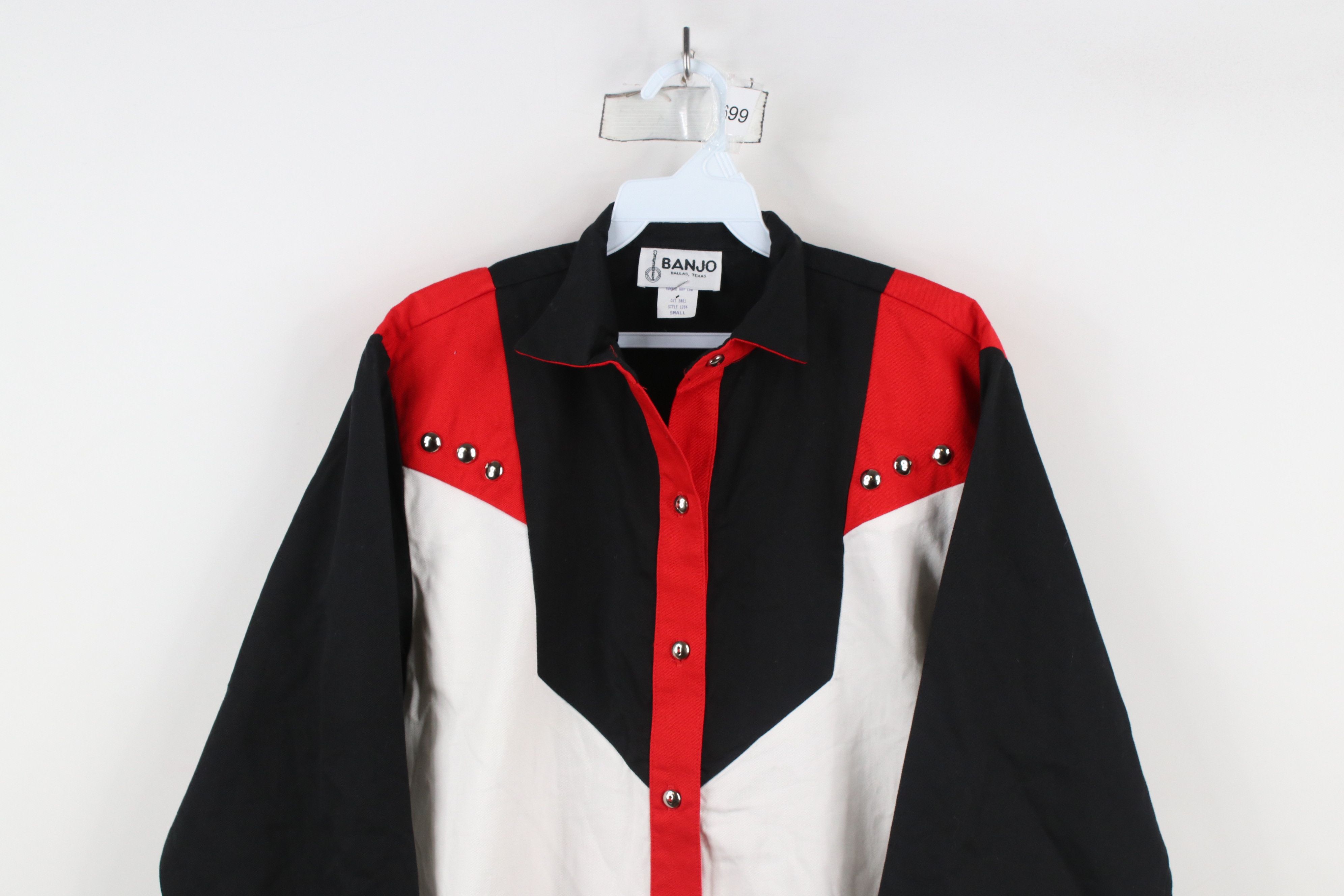 Vintage Deadstock Vintage 90s Rockabilly Rodeo Button Shirt USA Size S / US 4 / IT 40 - 2 Thumbnail