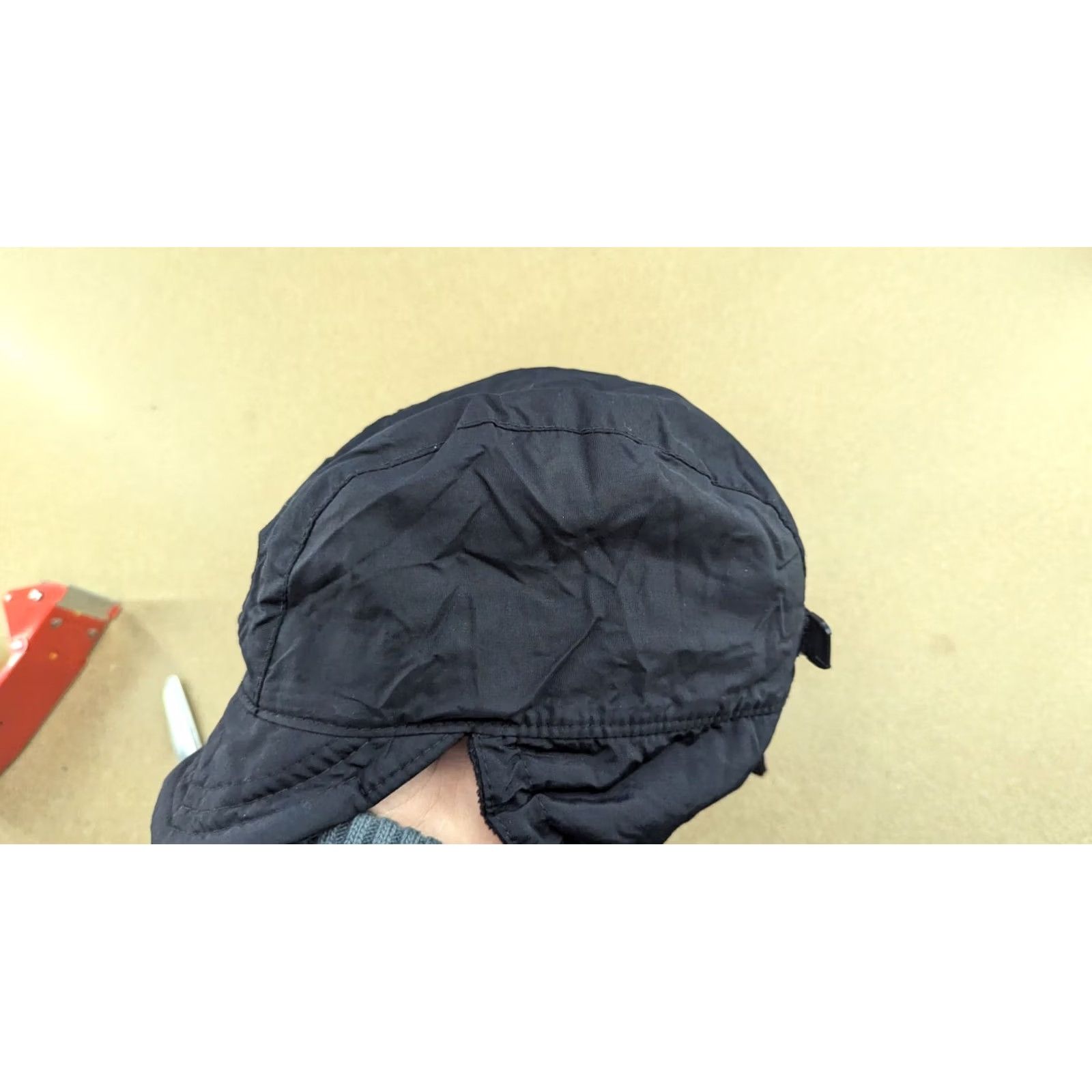 K2 VINTAGE K2 Black Trekking Cap Size 56 M Ear Flap Outdoor Adjustable Brim Chin Strap Size ONE SIZE - 2 Thumbnail