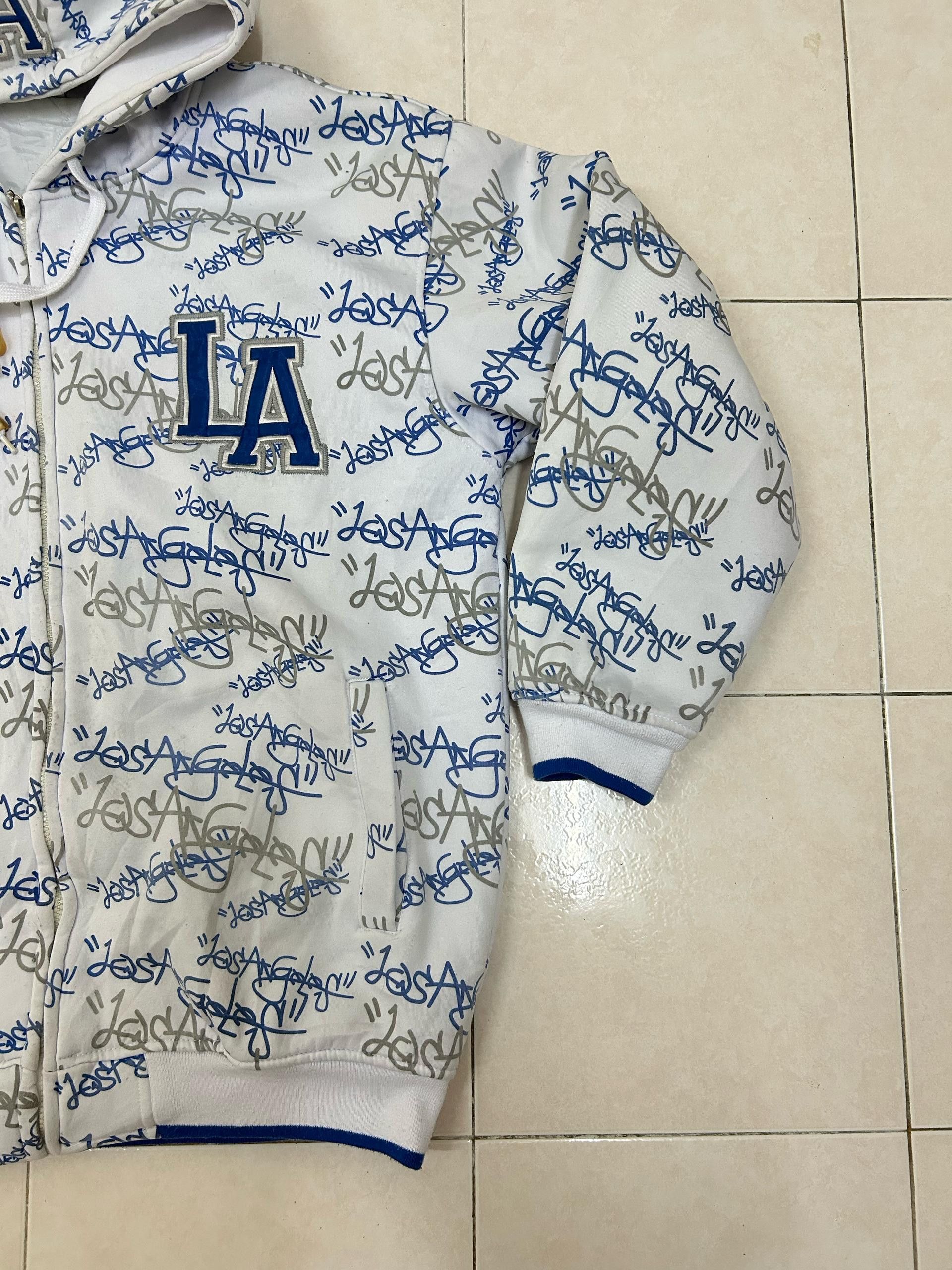 MLB Crazy Rare Vintage Fullprint MLB Los Angeles Hoodie Size US XL / EU 56 / 4 - 3 Thumbnail