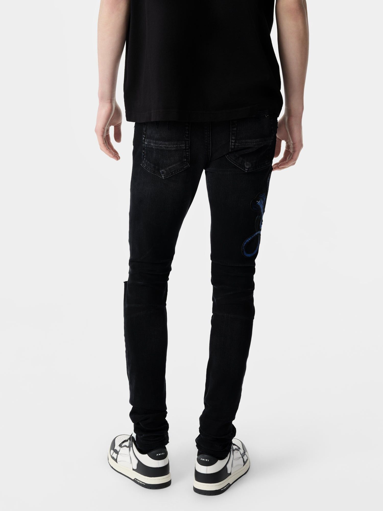 Amiri o1s1wg110825 Poison Archival Jeans in Black Size US 30 / EU 46 - 4 Thumbnail