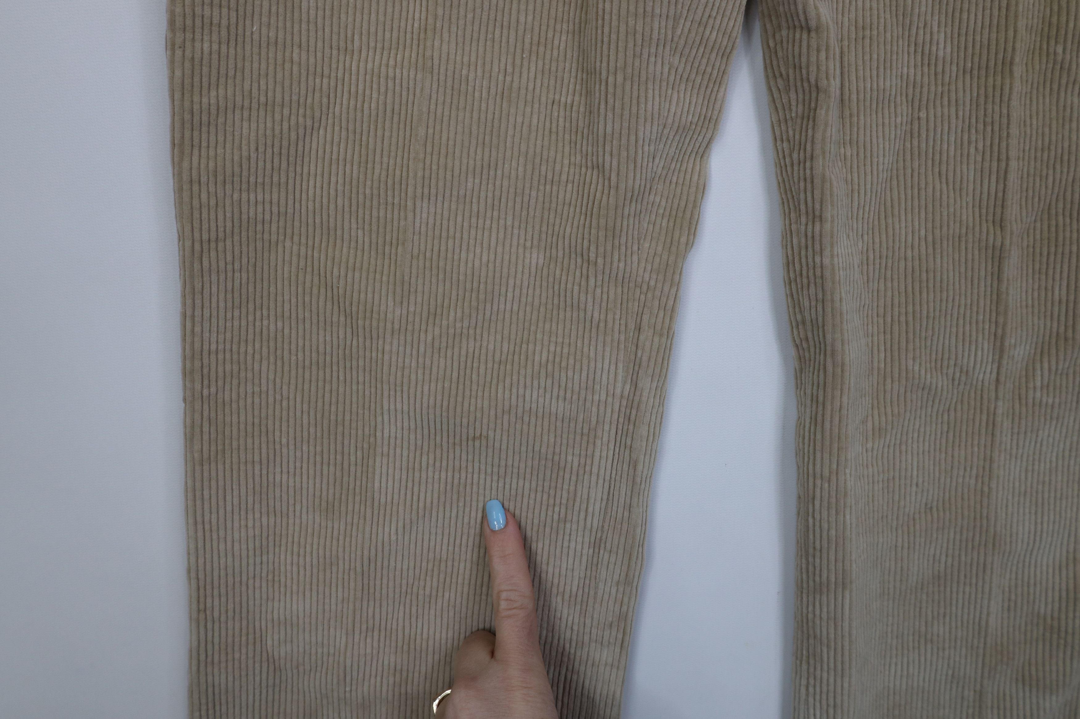 Vintage Vintage 70s Streetwear Wide Leg Corduroy Chino Pants Beige Size US 32 / EU 48 - 5 Thumbnail