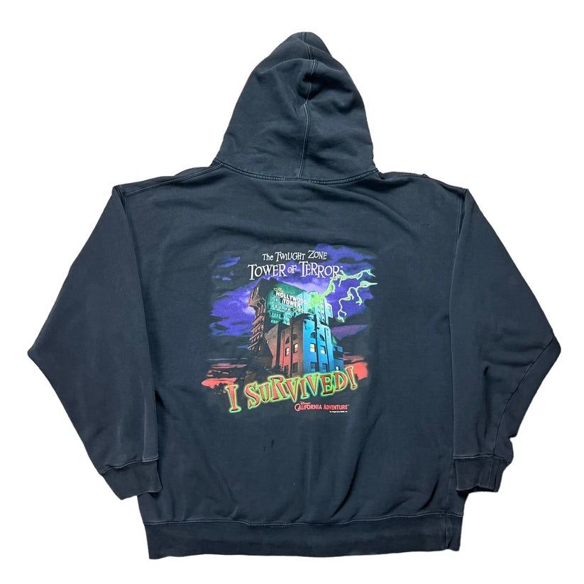 Disney × Vintage The Twilight Zone Tower Of Terror Zip-up Hoodie 