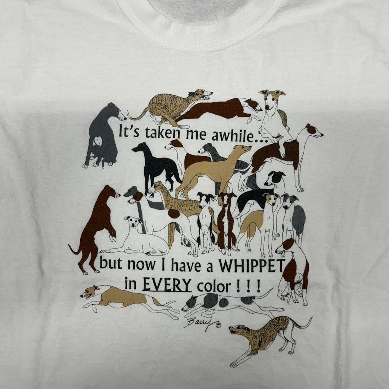 Gildan Y2K White Gildan cotton dog t-shirt Size L / US 10 / IT 46 - 2 Thumbnail