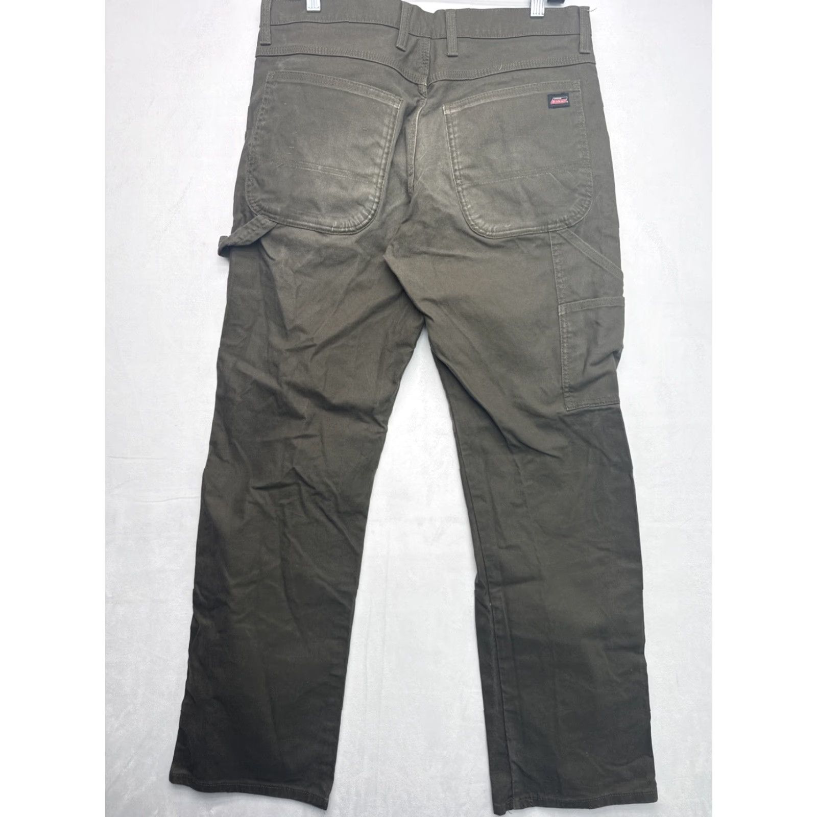 Dickies Dickies Denim Carpenter Pants Olive Green Men’s 32x32 Relaxed Fit Size US 32 / EU 48 - 6 Thumbnail