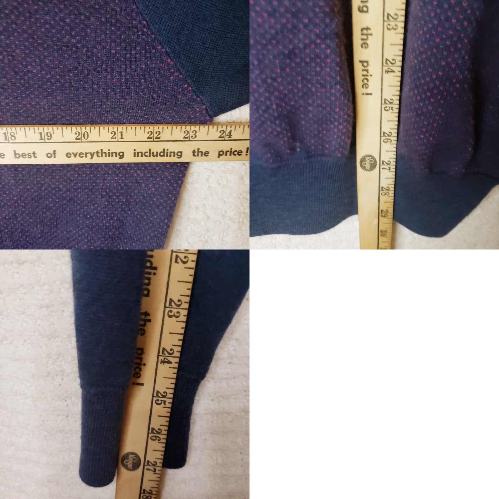 Vintage Turtleson Pullover 1/4 Zip Sweater Mens XL Blue Heather Mock Neck Golf Casual Size US XL / EU 56 / 4 - 10 Thumbnail