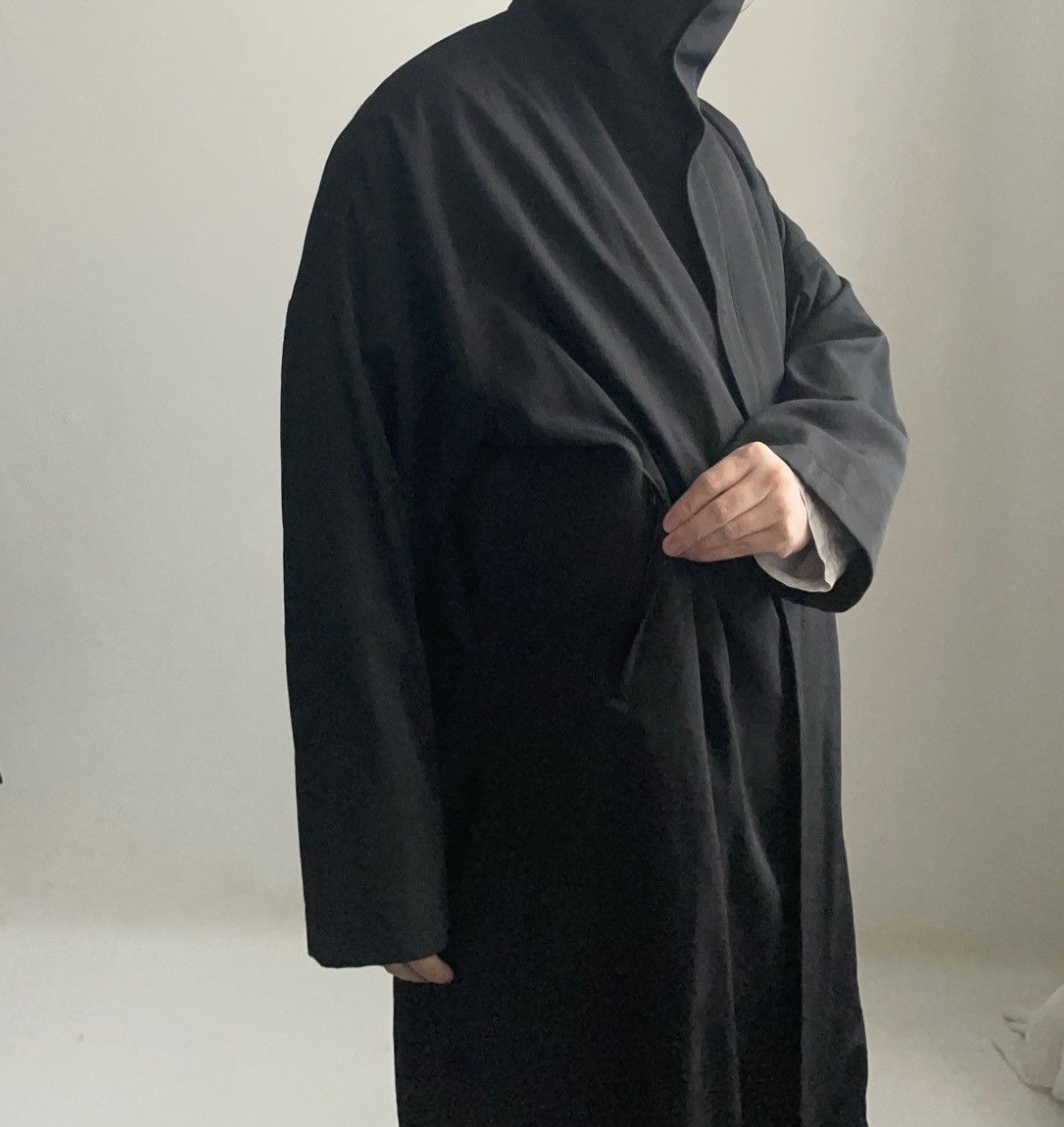 Yohji Yamamoto Yohi Yamamoto Pour Homme F/W16 Highneck coat Size US M / EU 48-50 / 2 - 13 Thumbnail