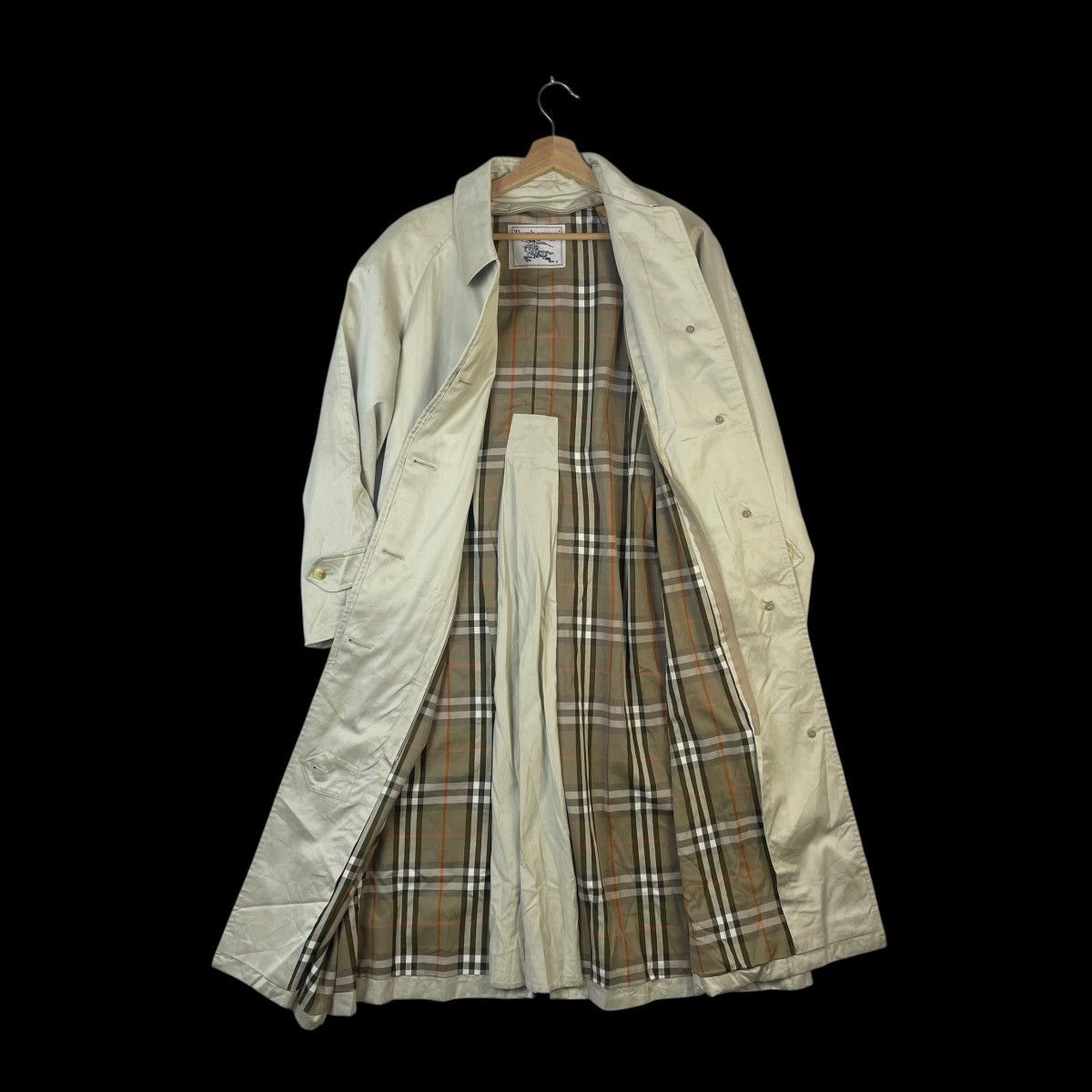 Burberry Prorsum VINTAGE BURBERRY PRORSUM LINED NOVACHECK BELTED TRENCH COAT Size US M / EU 48-50 / 2 - 2 Thumbnail