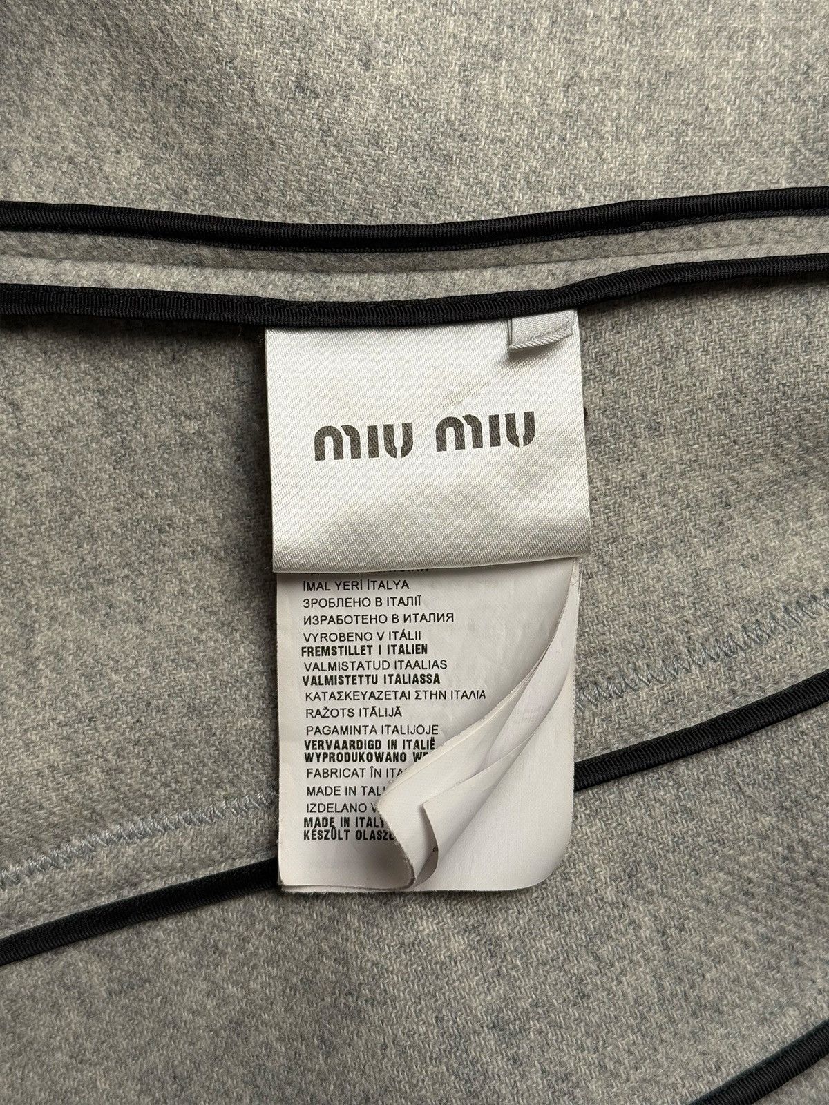 Miu Miu Miu Miu single-breasted laine coat Size XS / US 0-2 / IT 36-38 - 4 Thumbnail