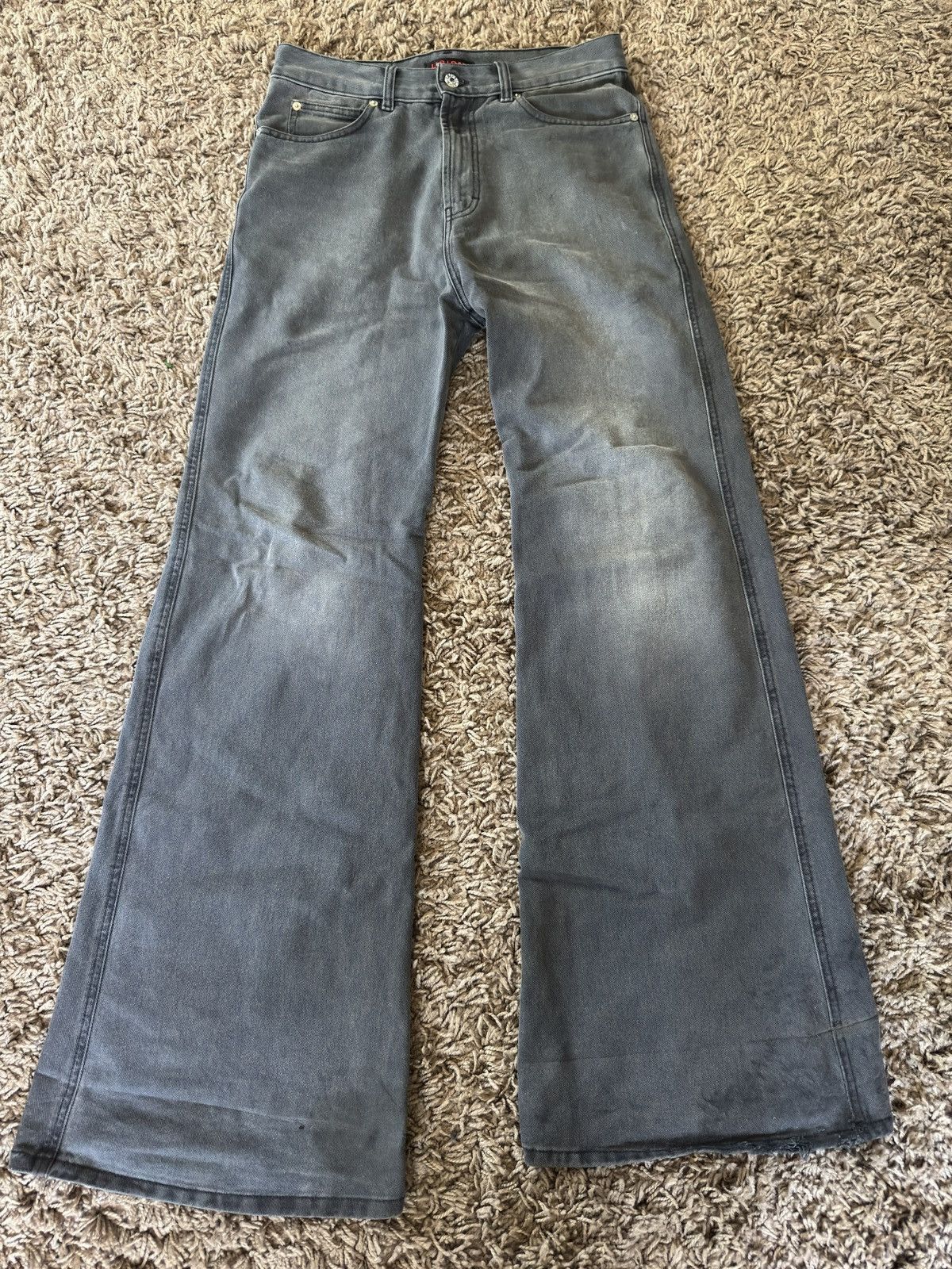 LUU DAN Lu'u Dan Gray Phat Jeans Size 30 Size US 30 / EU 46 - 1 Thumbnail