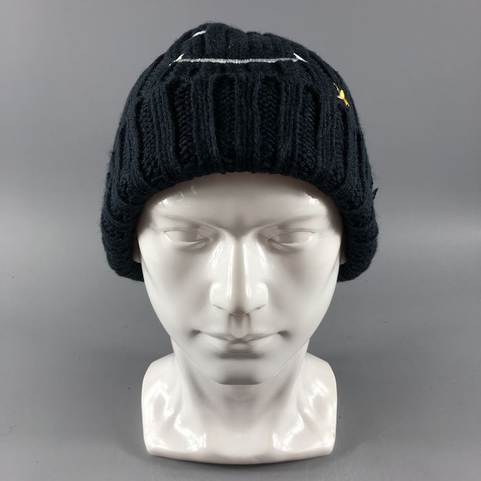 Vintage Japanese Brand Smile Hats Smiley Face Beanie Snow Hat B160