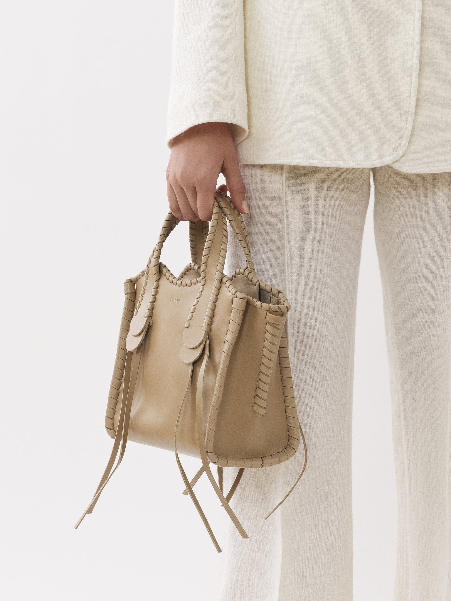 Chloe o1loc1c0325 Size: OS / CHC23 Mony Small Tote Bag Argil Brown Size ONE SIZE - 6 Thumbnail