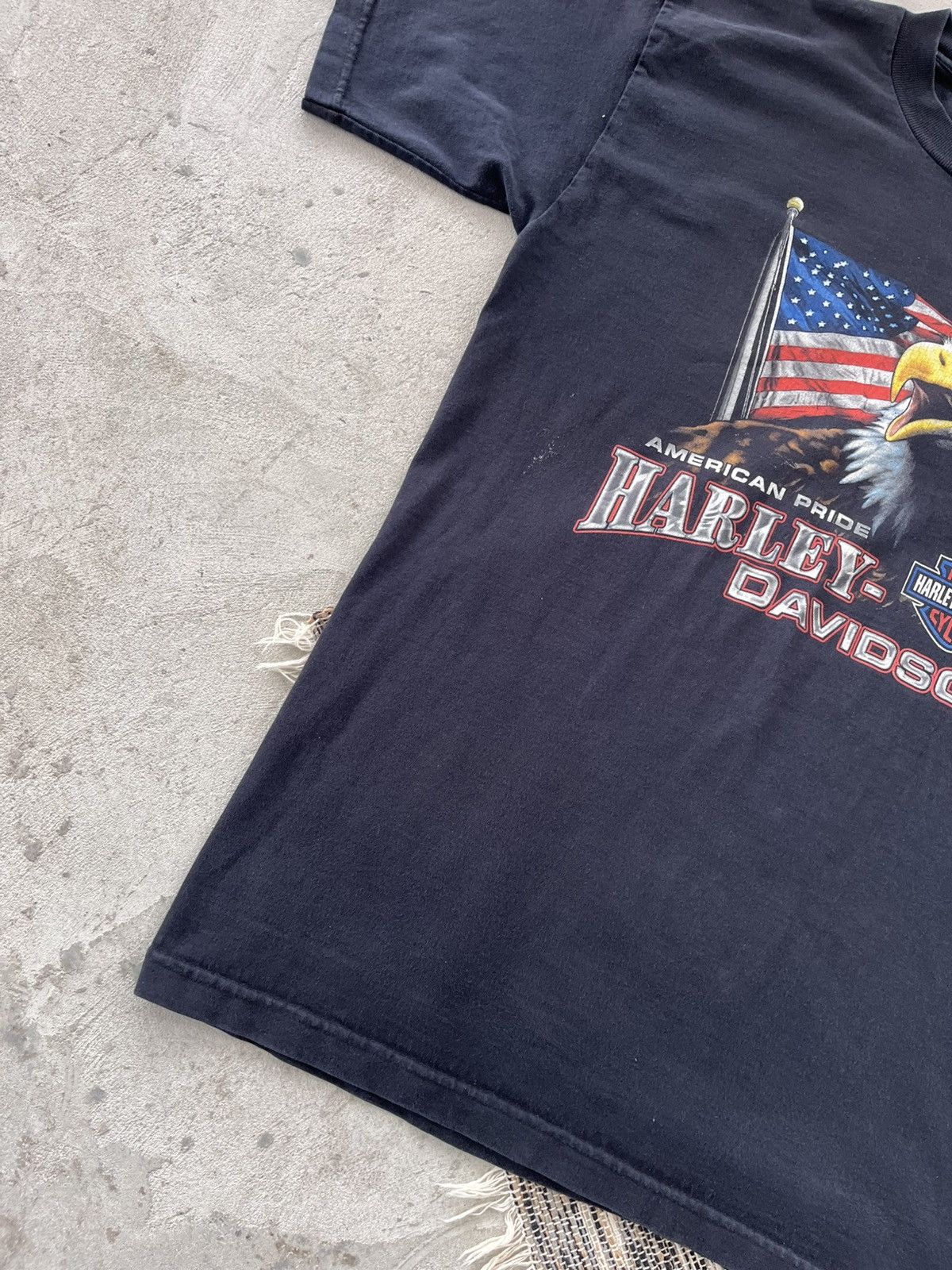 Harley Davidson Vintage Harley Davidson Graphic Black Tshirt Avantgarde Y2K Size US M / EU 48-50 / 2 - 5 Thumbnail