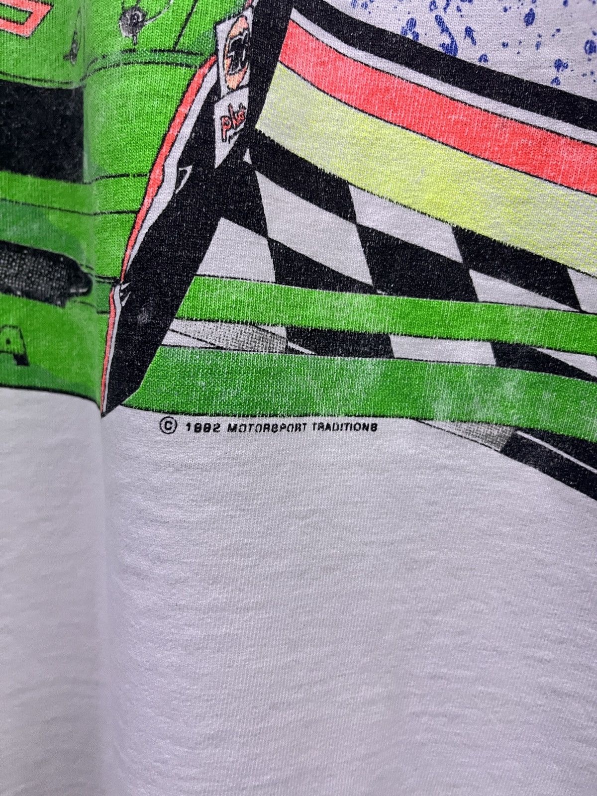 NASCAR Vintage 1992 nascar Dale Jarrett Interstate Batte Size US XL / EU 56 / 4 - 4 Thumbnail