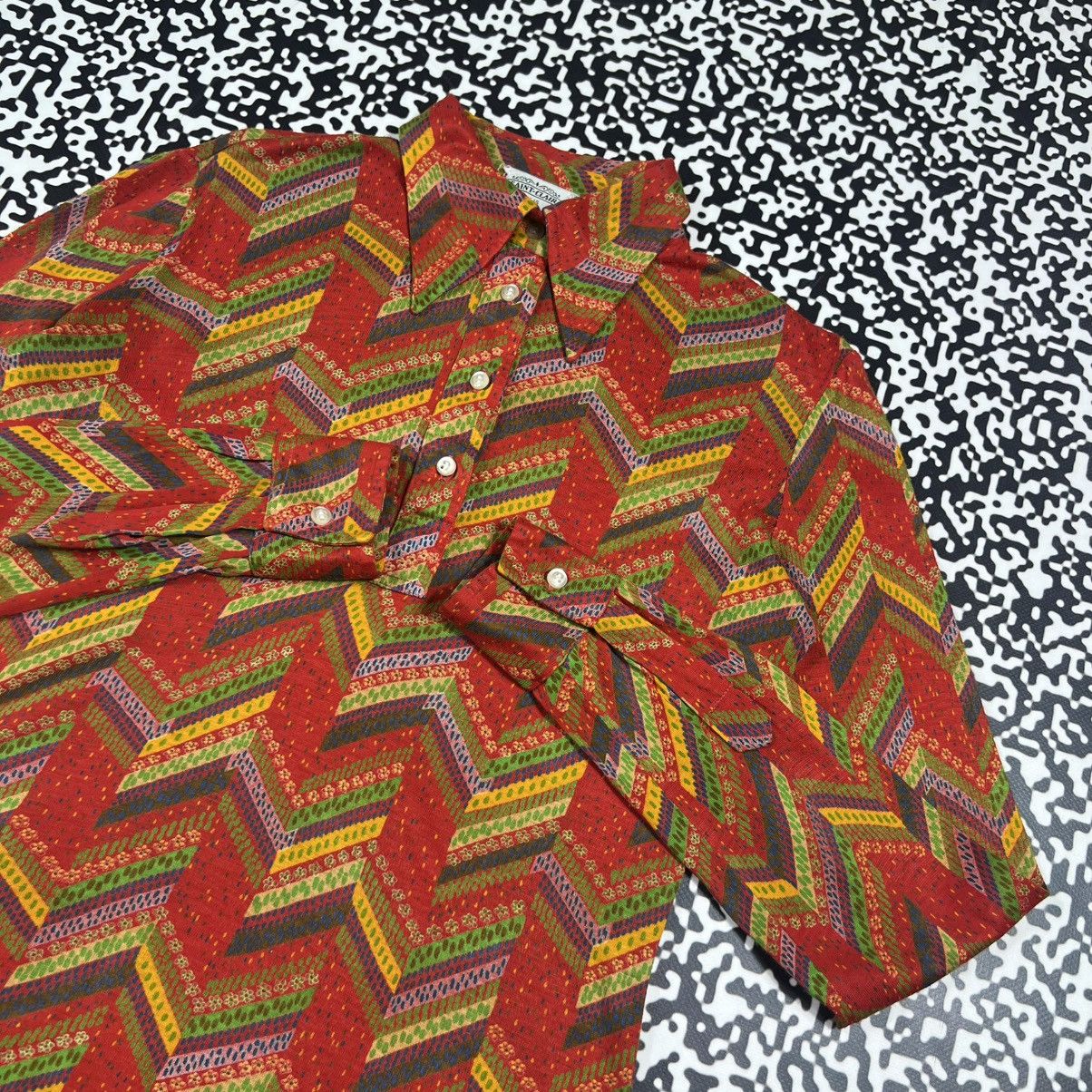 Vintage Vintage 90s Saint Clair Paris Retro Style Luxury Shirt Size M / US 6-8 / IT 42-44 - 9 Thumbnail