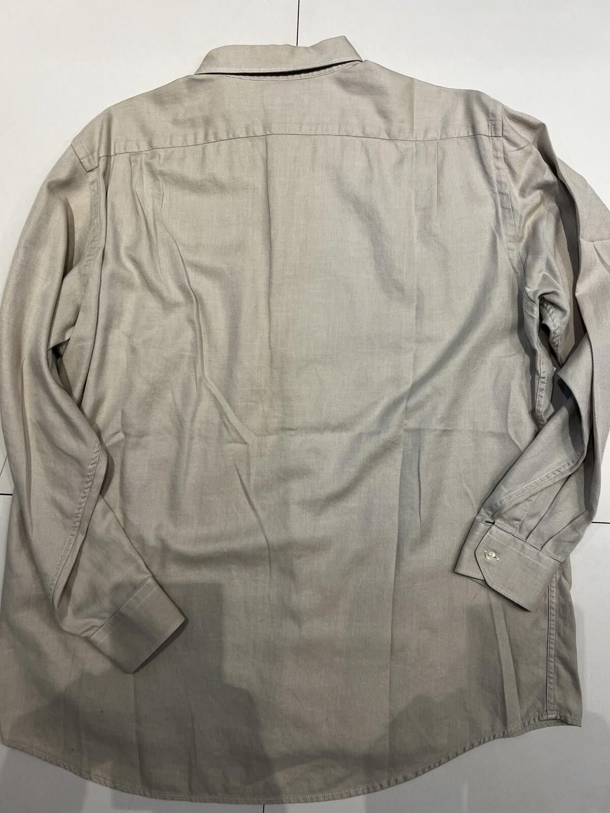 Lacoste Lacoste Men's Shirt Beige Long Sleeve Size 42 Cotton Size US L / EU 52-54 / 3 - 3 Thumbnail