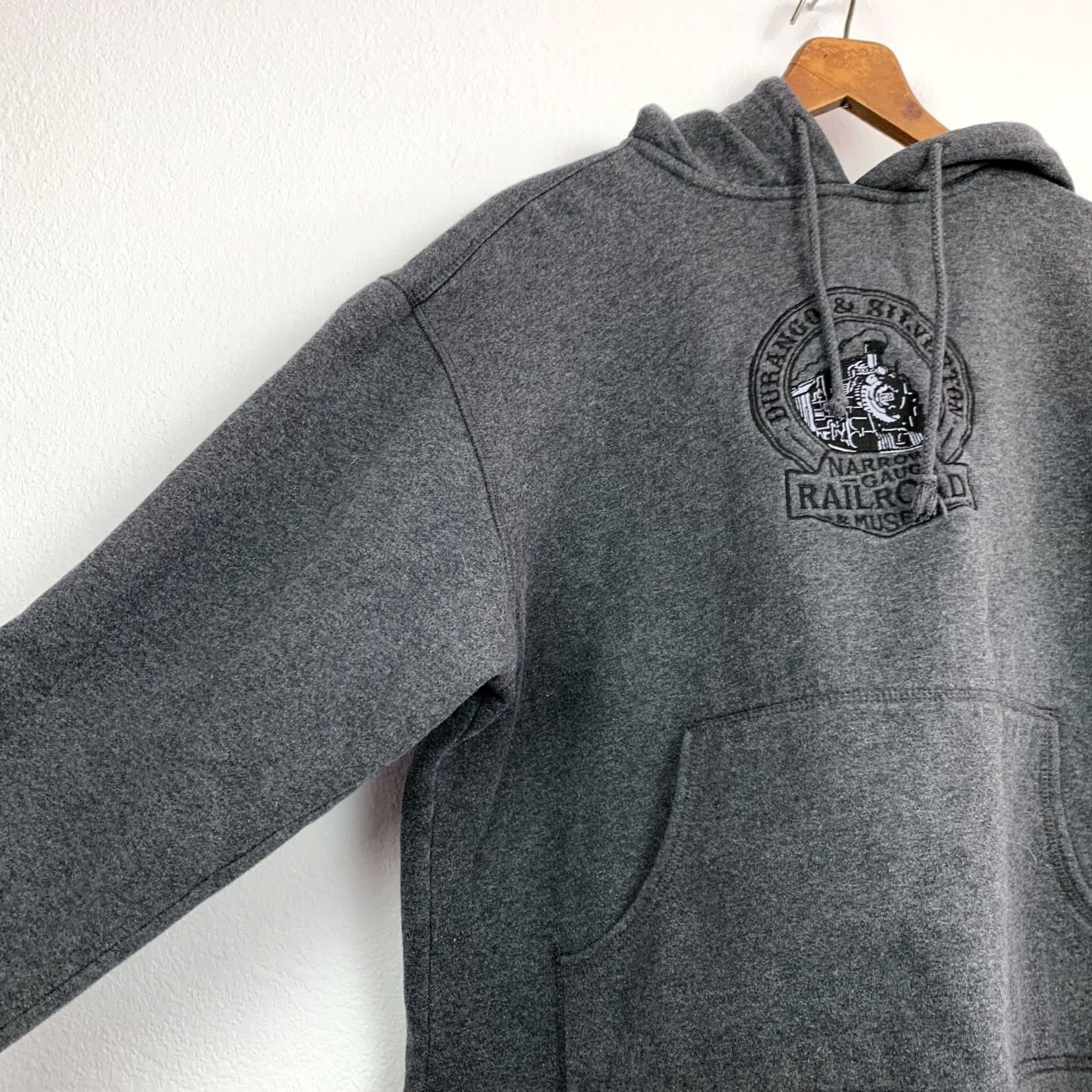 Durango Durango Silverton Railroad Hoodie Sweatshirt Large Gray Men's Size US L / EU 52-54 / 3 - 4 Thumbnail