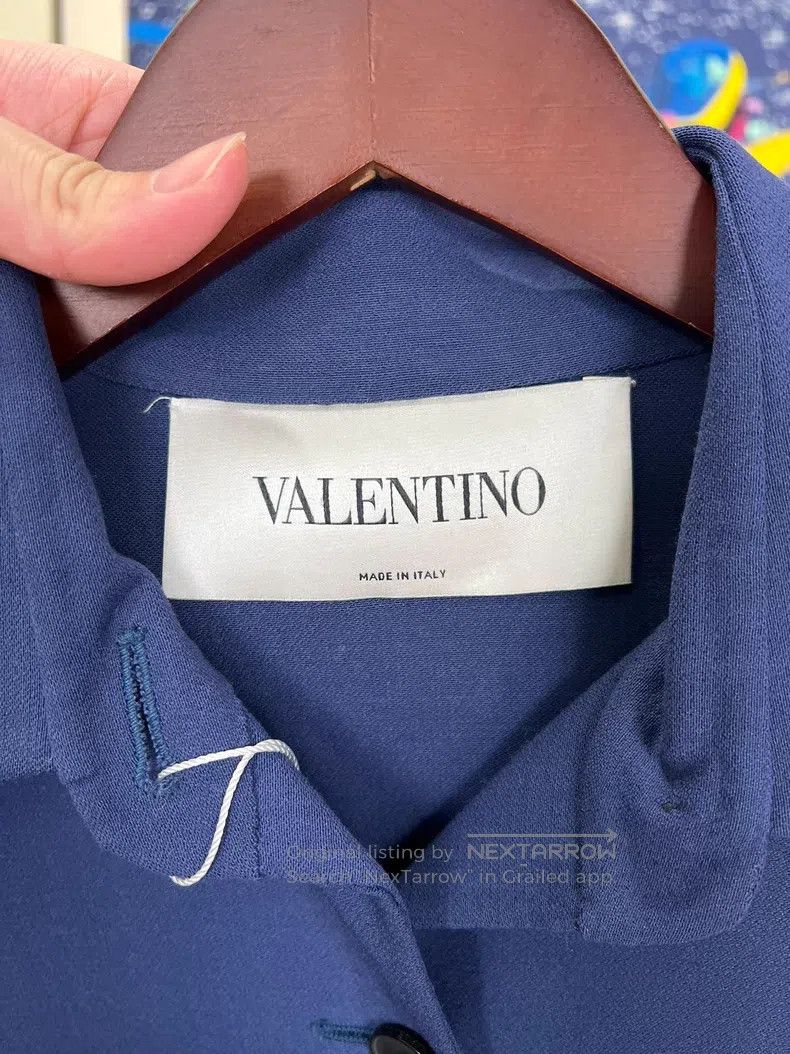 Valentino Valentino Blue midi coat Size S / US 4 / IT 40 - 3 Thumbnail