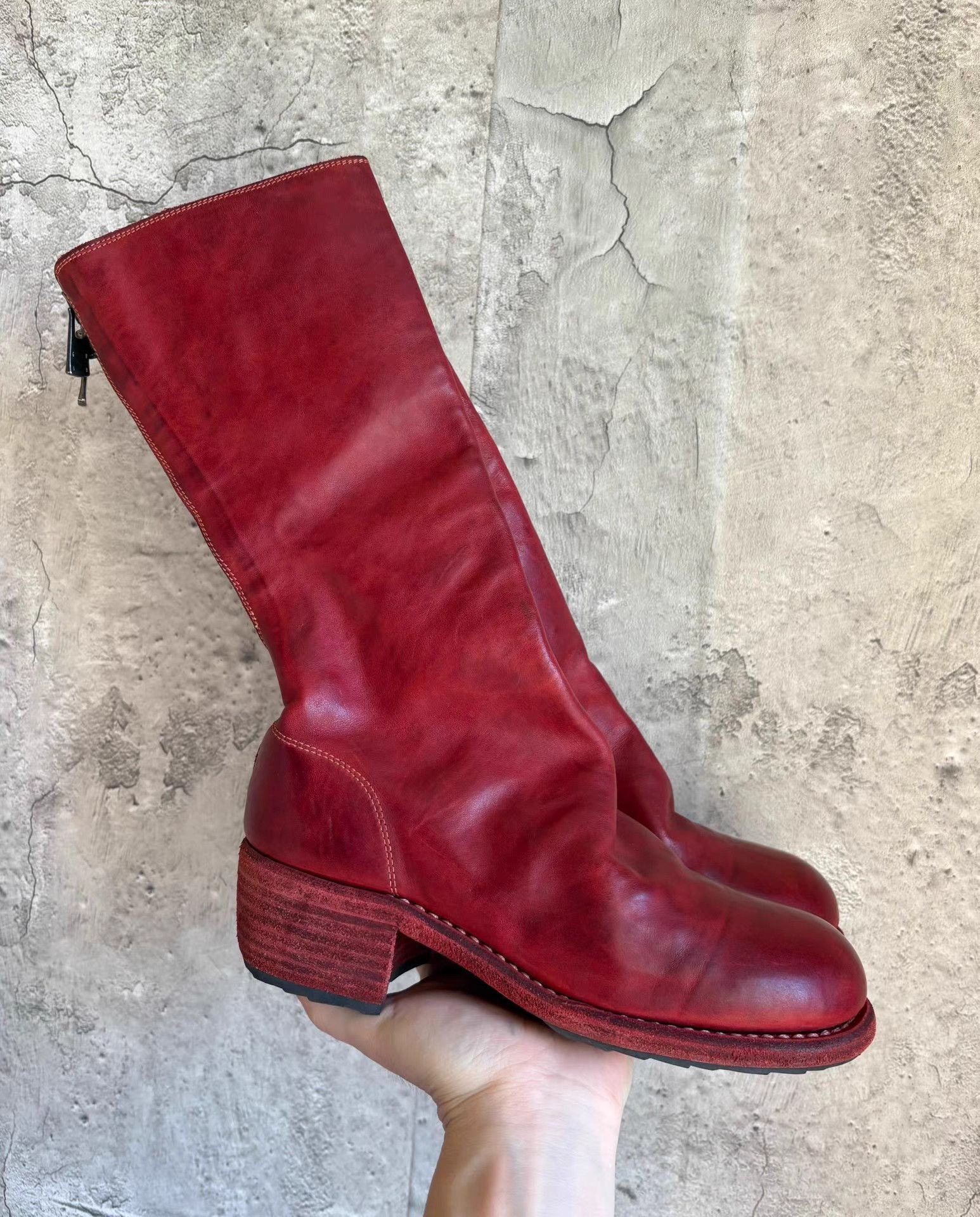 Guidi Guidi 789 Back Zip Boots K25 Size US 6 / IT 36 - 1 Thumbnail