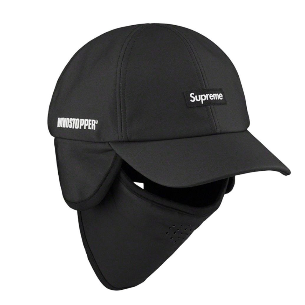 Supreme Supreme FW22 Windstopper Facemask 6-Panel Black Size ONE SIZE - 9 Thumbnail