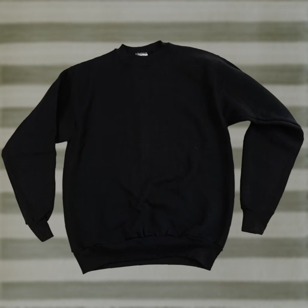 Vintage VINTAGE 20-20 USA Made Medium Black Sweatshirt NWT New Old Stock Sweatshirt Size US M / EU 48-50 / 2 - 1 Thumbnail