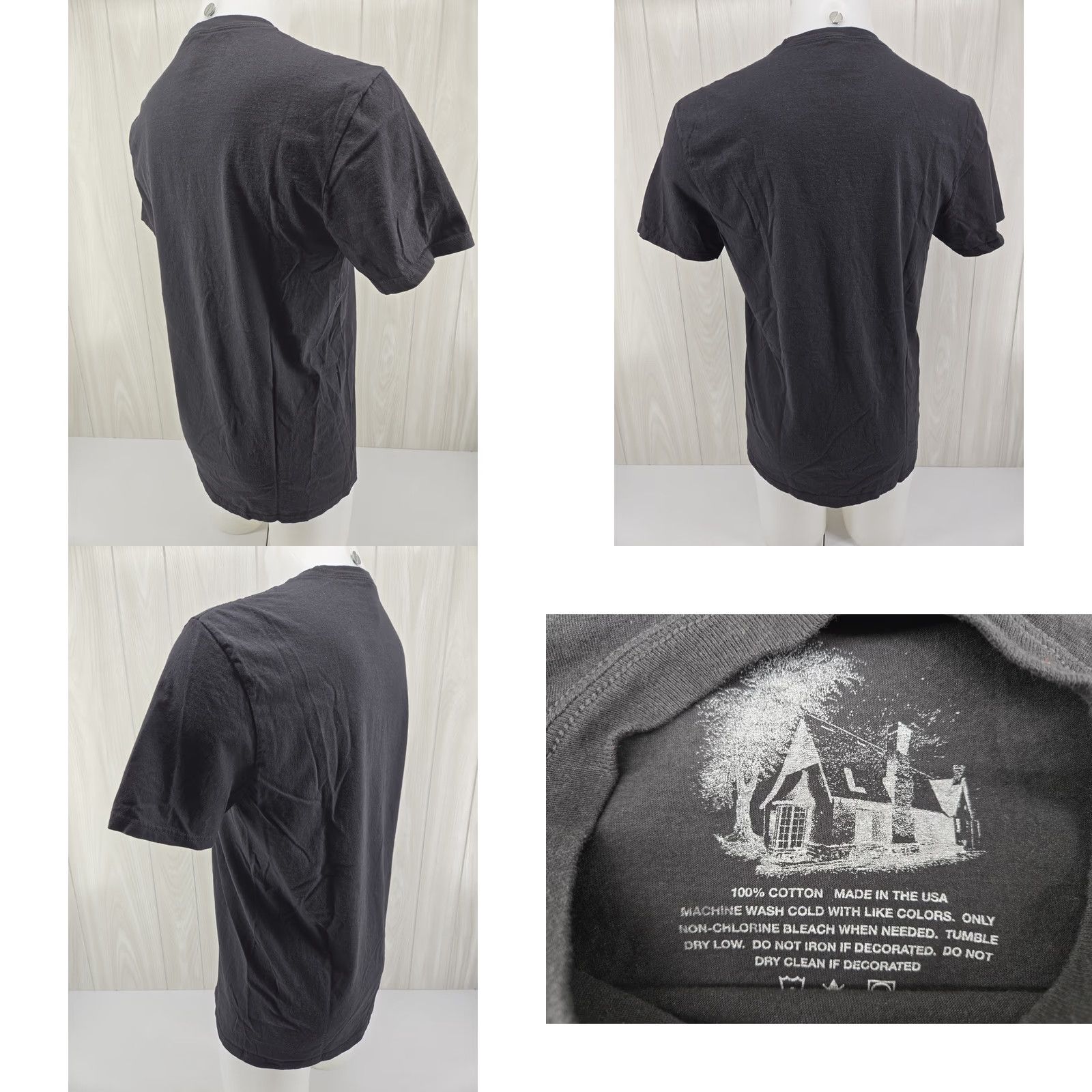 Vintage Zak Bagans Haunted Museum Las Vegas Black Large T-shirt Ghost Adventures Men XL Size US L / EU 52-54 / 3 - 8 Thumbnail