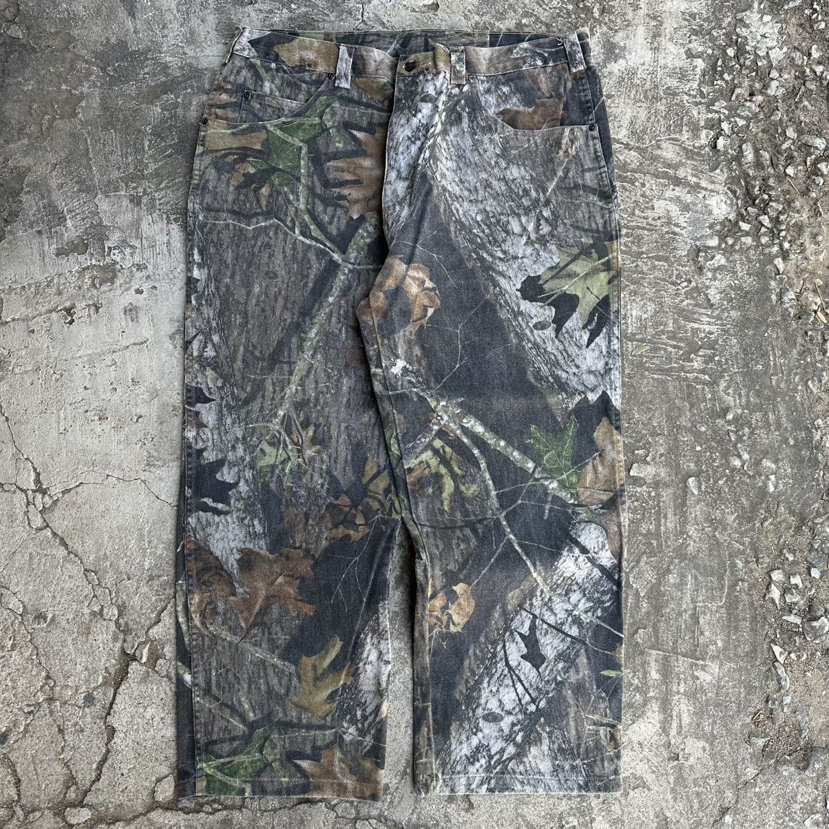 Realtree (39x28) Crazy Vintage Y2K Realtree Camo Carhartt Style Baggy Size US 39 - 4 Thumbnail