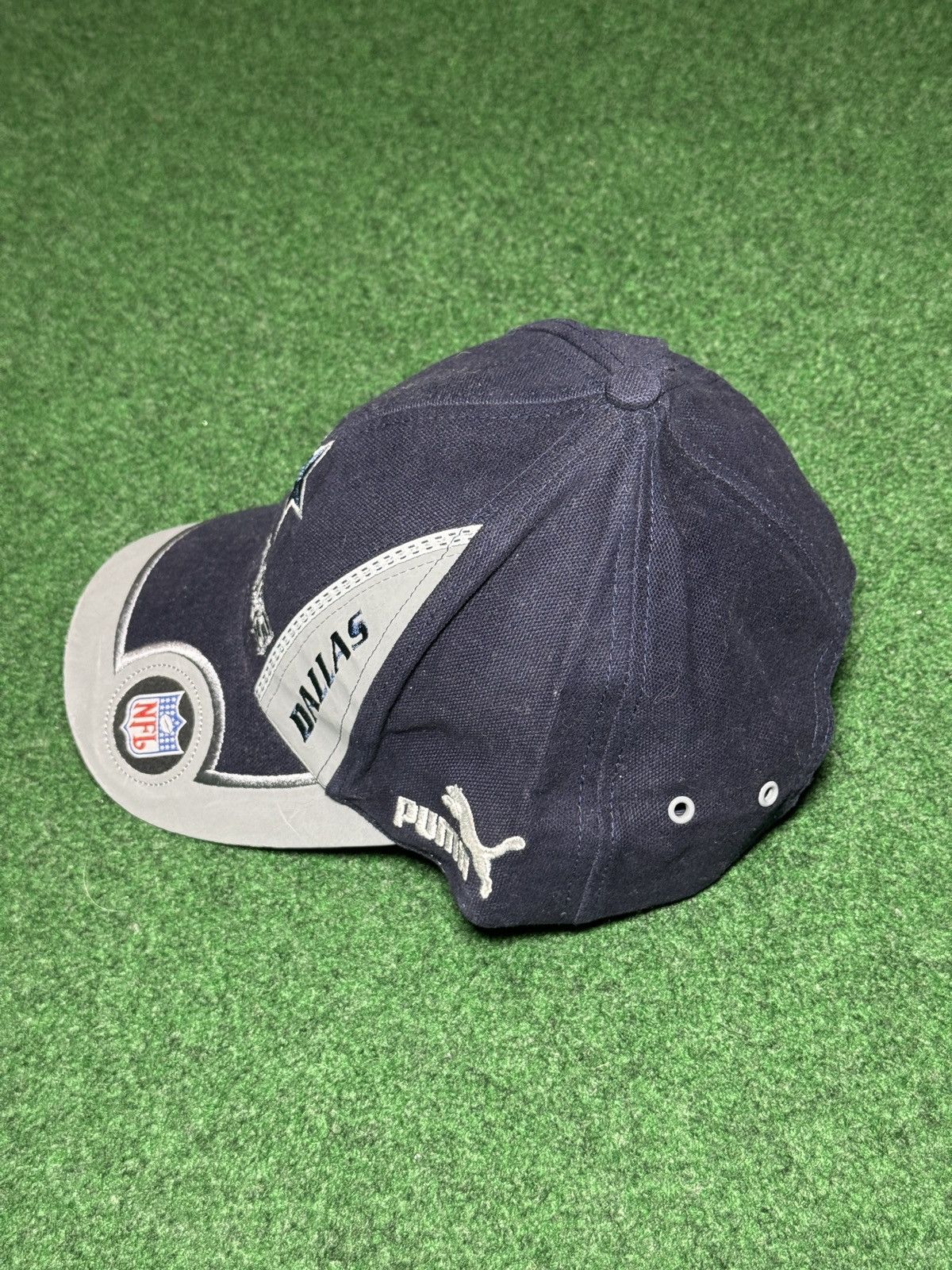 Puma Vintage 90s Dallas Cowboys Puma NFL Pro Line Strapback Hat Size ONE SIZE - 2 Thumbnail